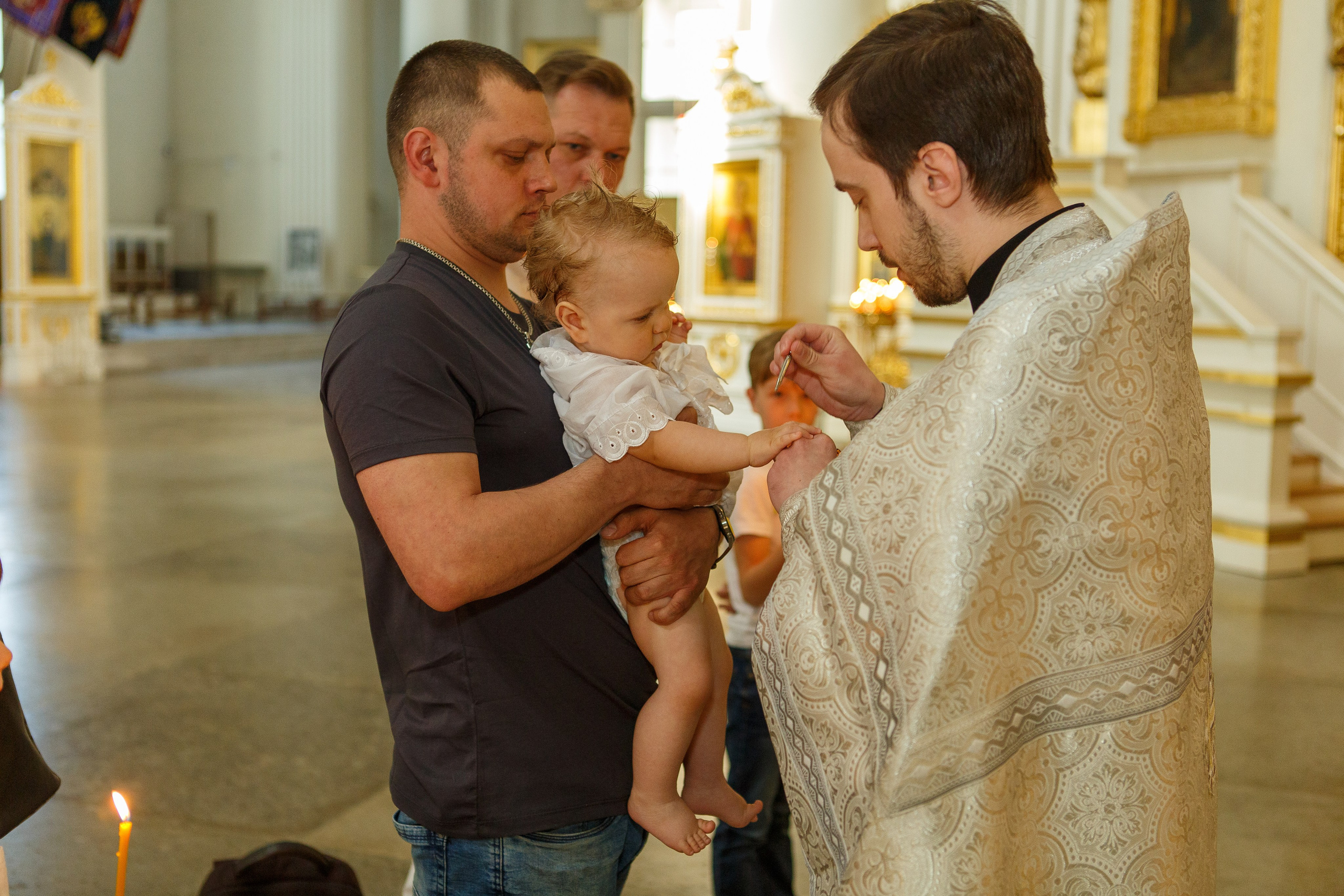 Крещение Александра. Фотограф Александр Заломаев