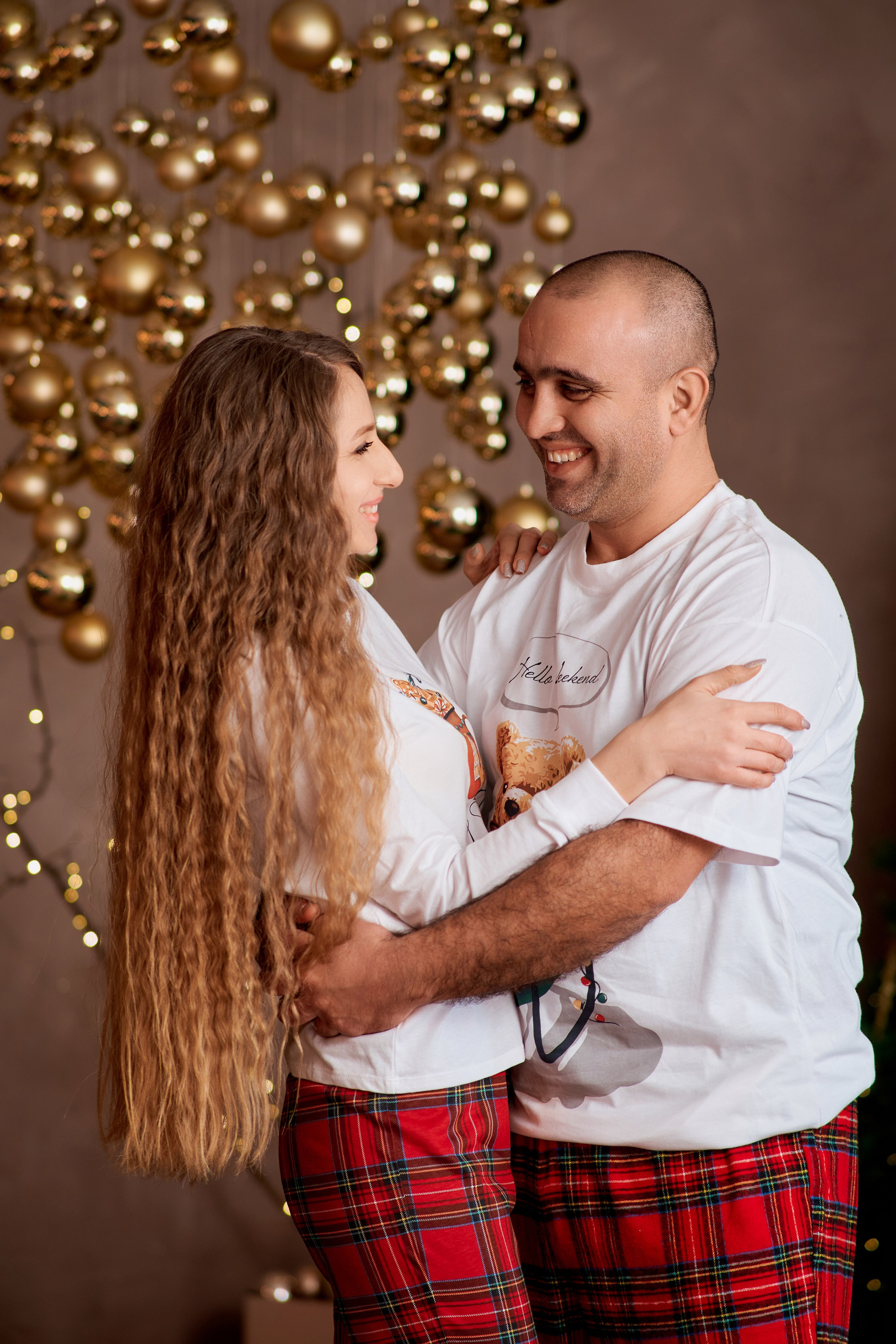 Новогодняя семейная фотосессия в студии Сова. Фотограф Таганрог Анна Трайжон