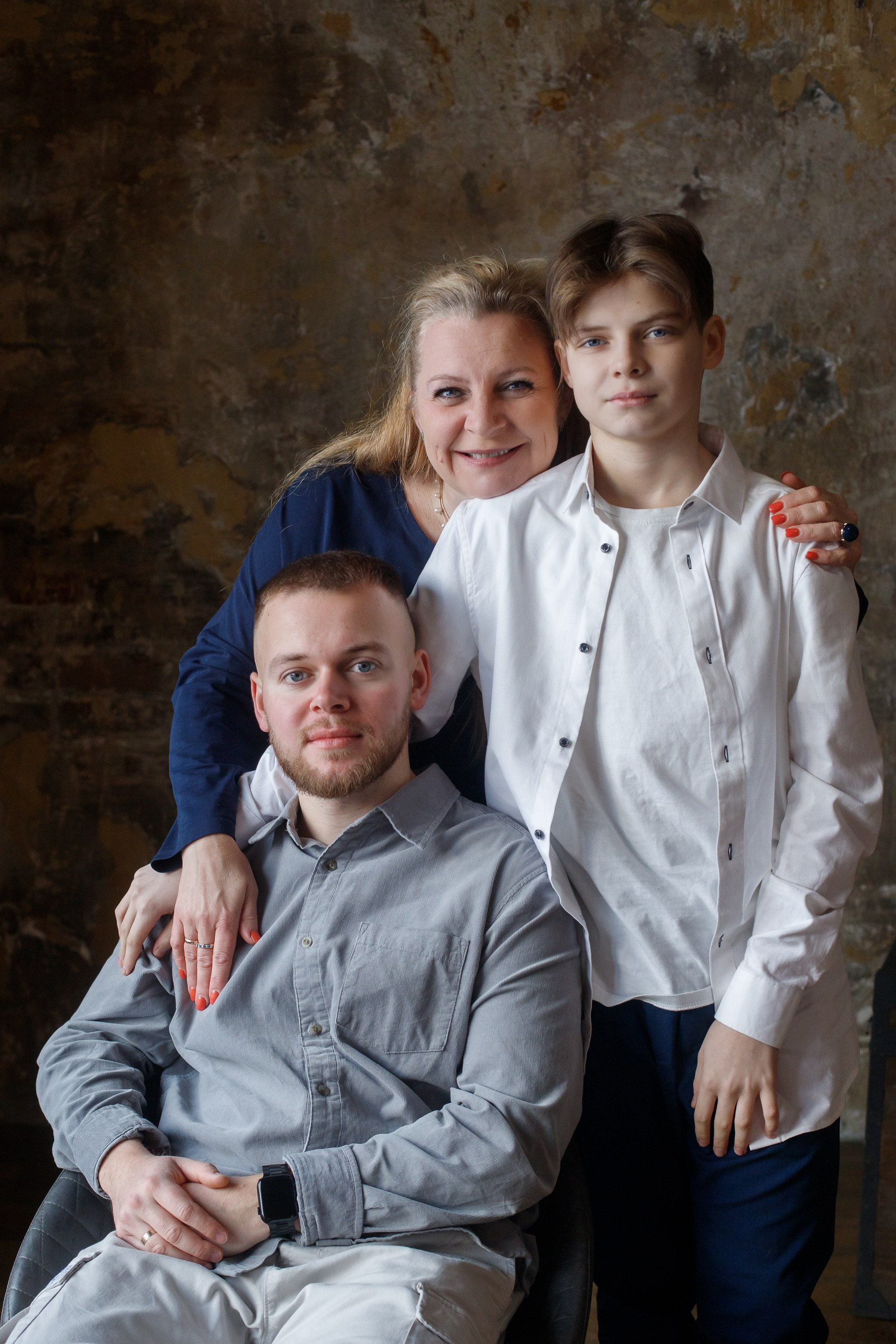 Большая семья на Рождество. Семейный и школьный фотограф в Москве Анна Ткач