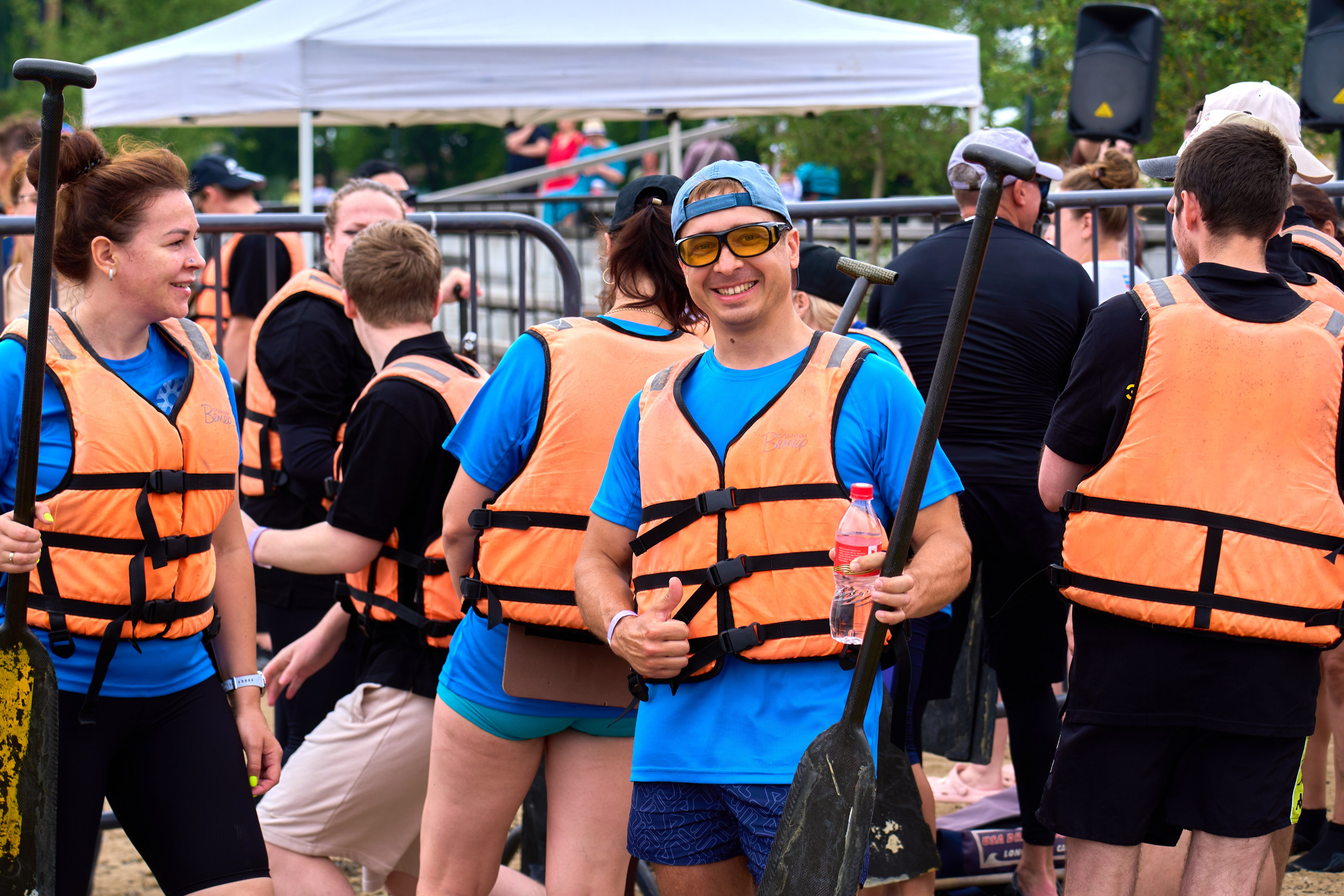 Соревнования на лодках дракон Айс Юнион. Фотограф во Владивостоке