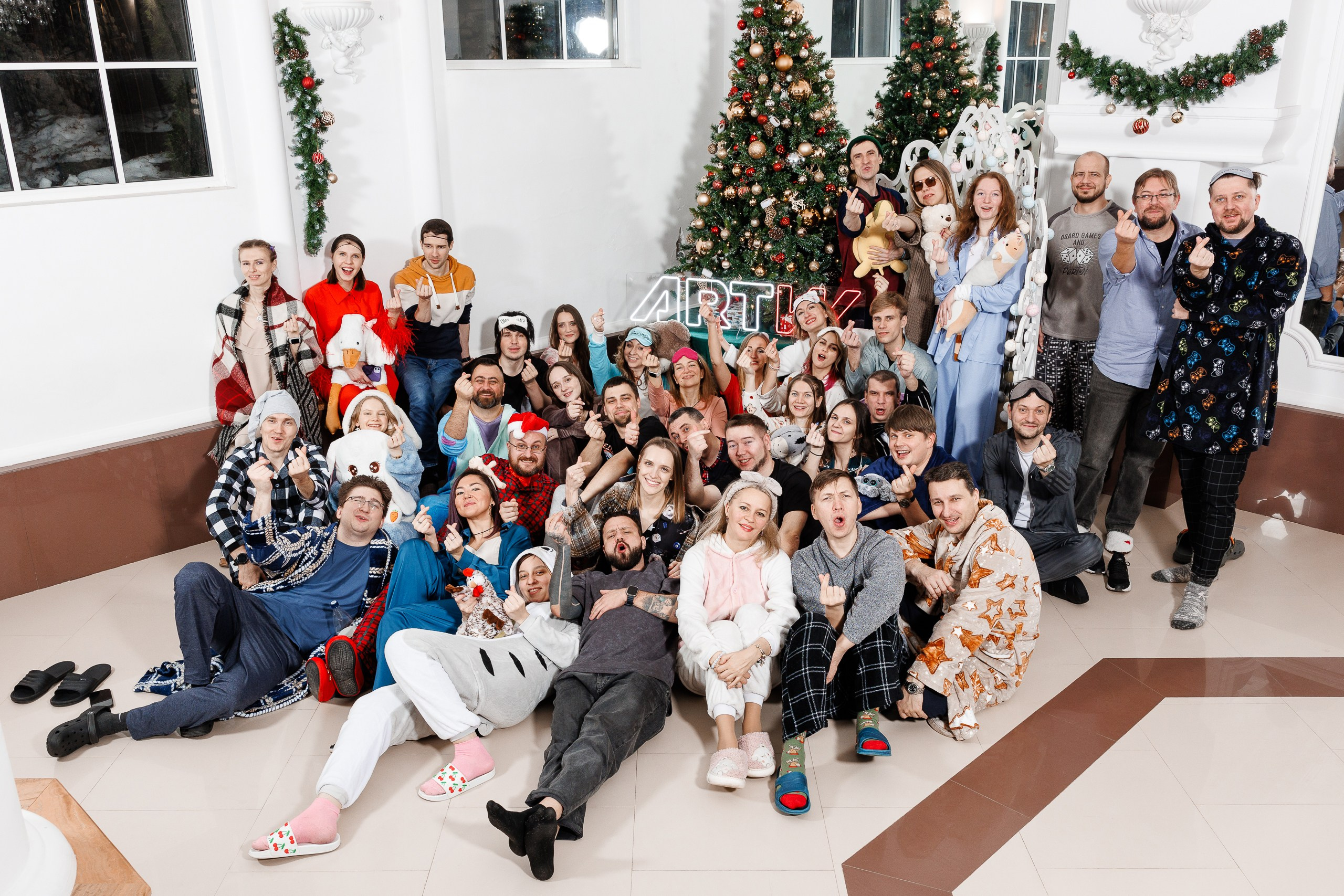Пижамный новогодний корпоратив АРТВ. Фотограф в Санкт-Петербурге — Сергей Петров
