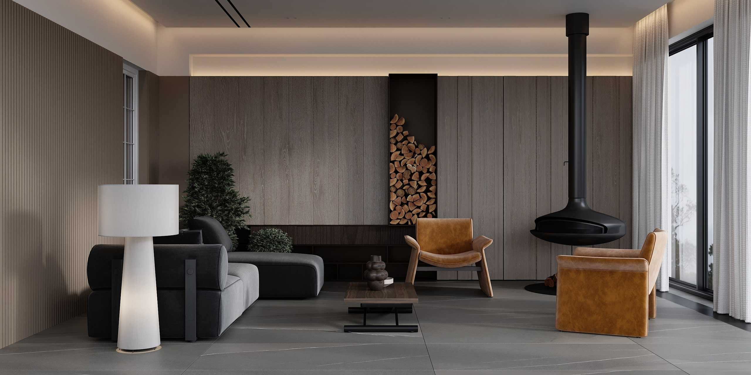 Дом | Екатеринбург | 2022. Блинова Анастасия | Интерьерная визуализация