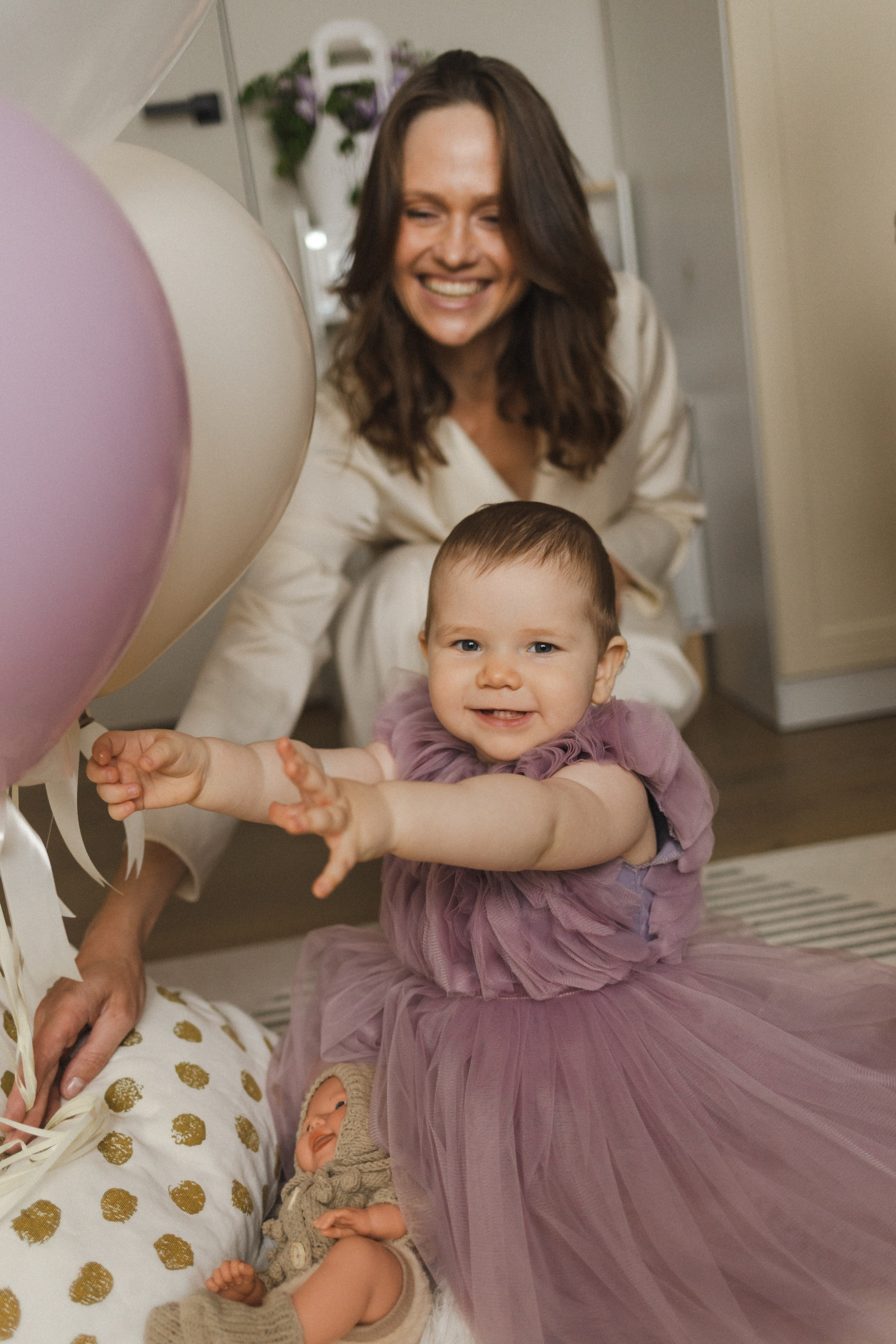 Аглае 1 годик. Семейный фотограф в Москве
