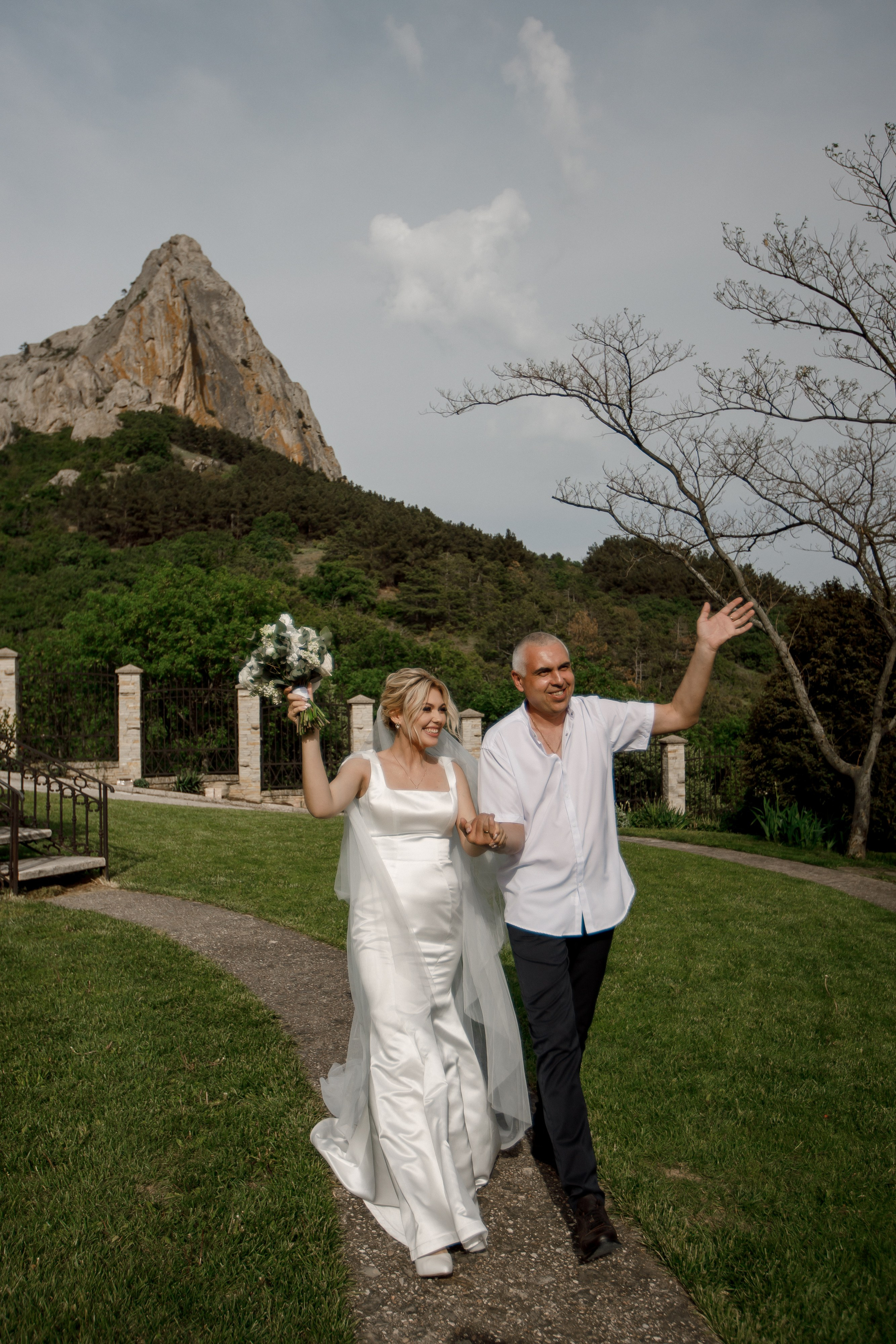 Денис и Алина. Белый замок. Фотограф Анна Лейман. Севастополь