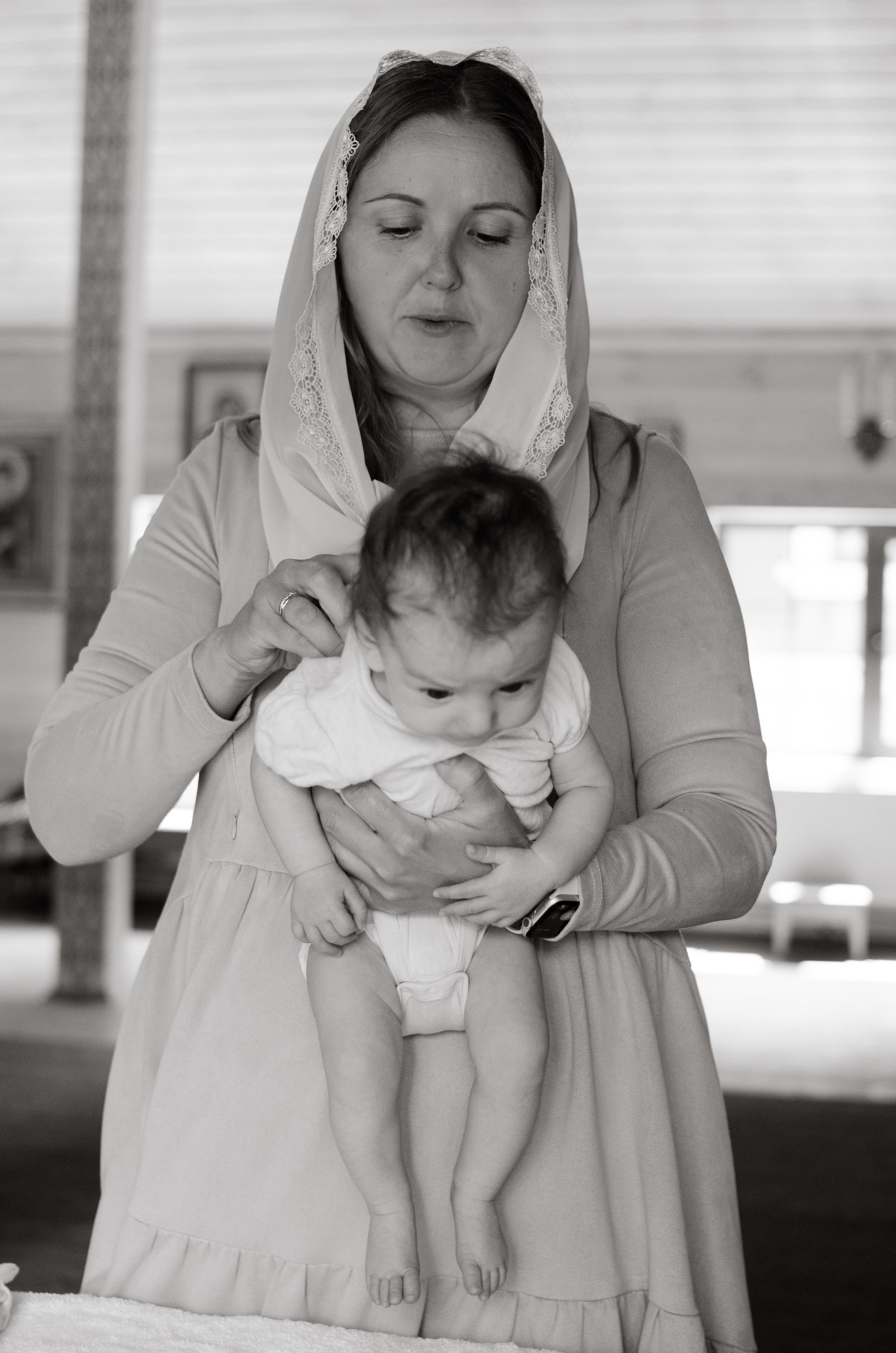 Таинство крещения Лея. Семейный фотограф Москва, Люберцы, Петрозаводск