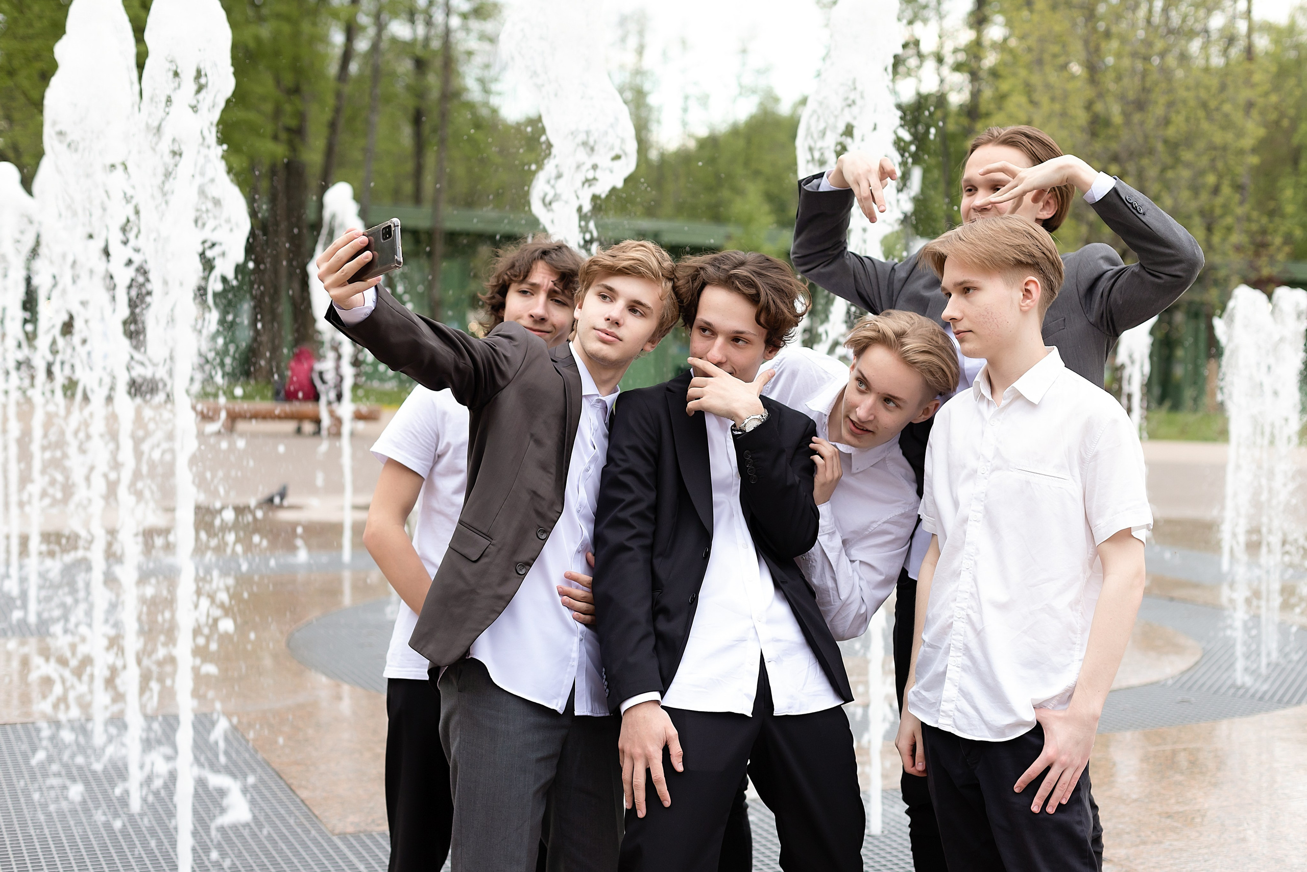 Съёмка в парке. Выпускные альбомы «Эврика» в Нижнем Новгороде