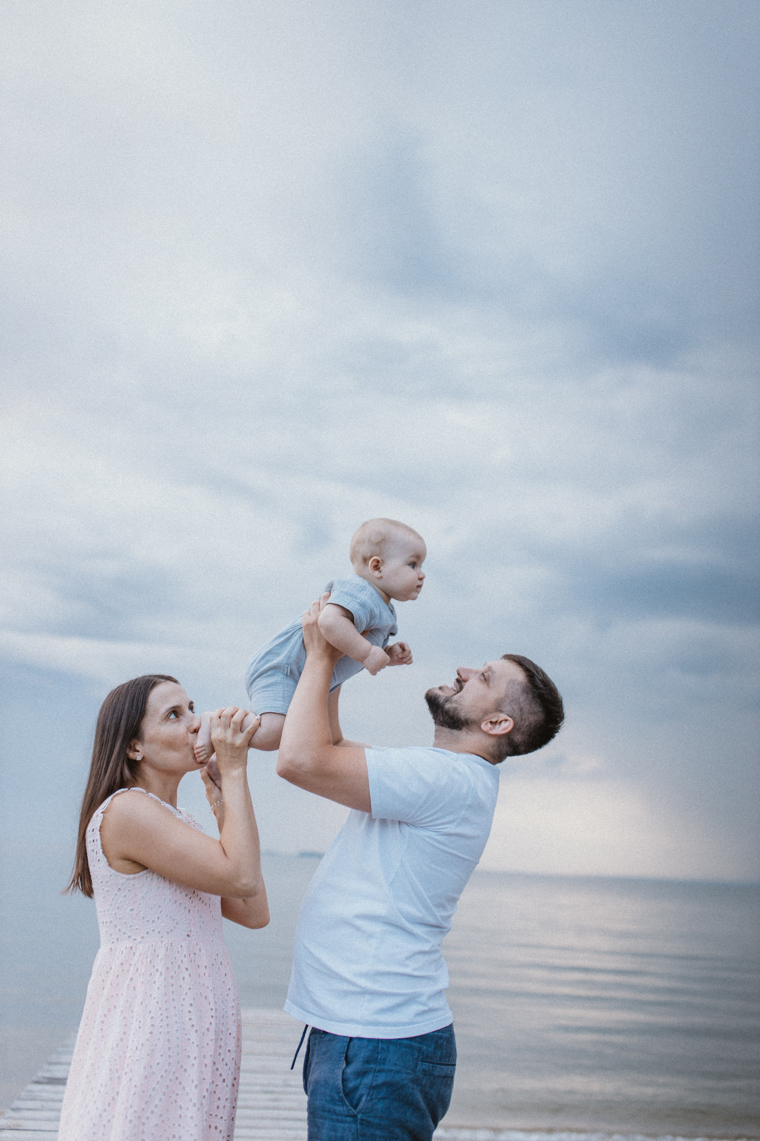 На берегу. Семейный и портретный фотограф в Новосибирске Мария Хлебус