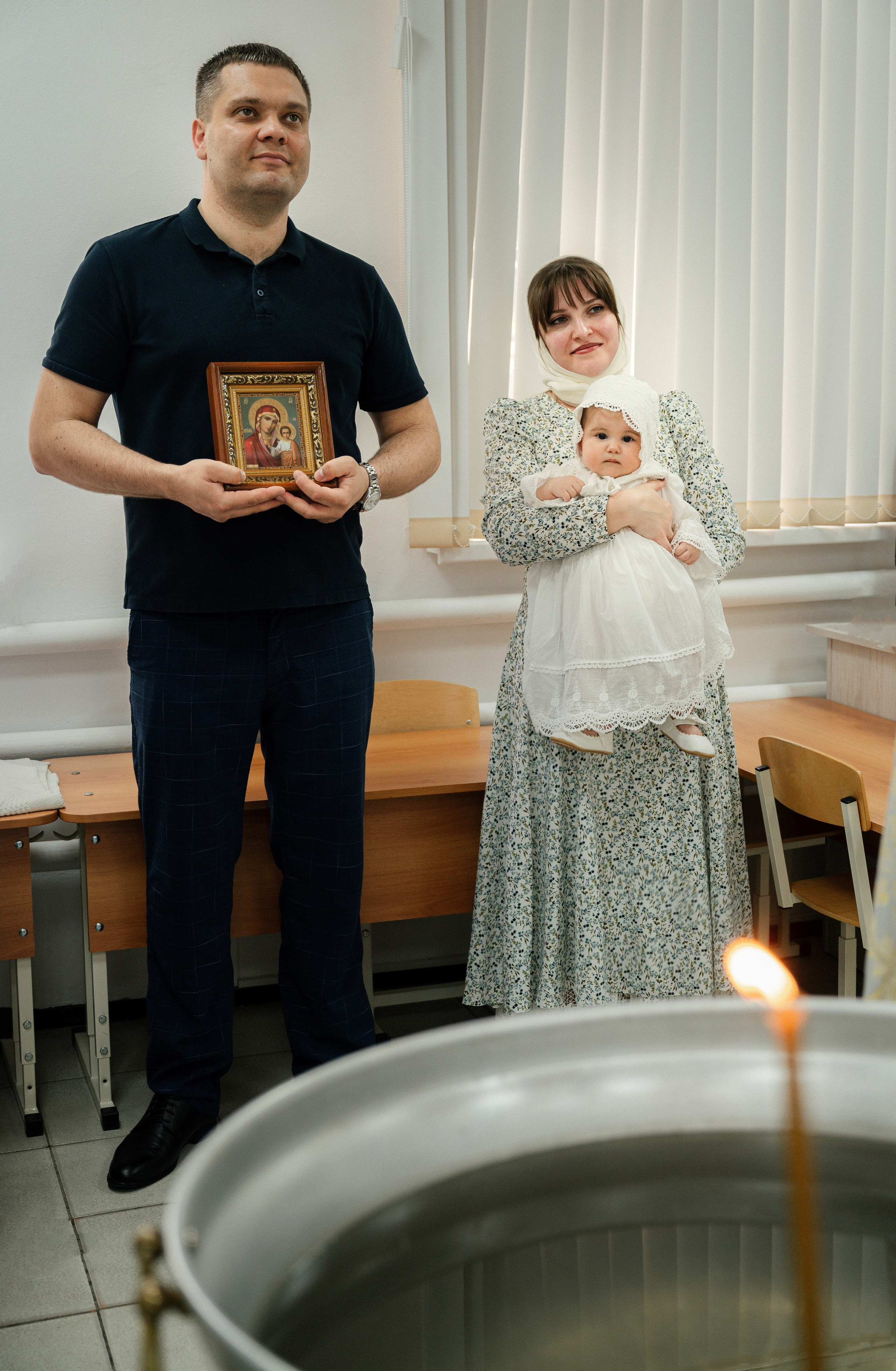 Вёшенская крещение Антонины. Фотограф Алёна Мил