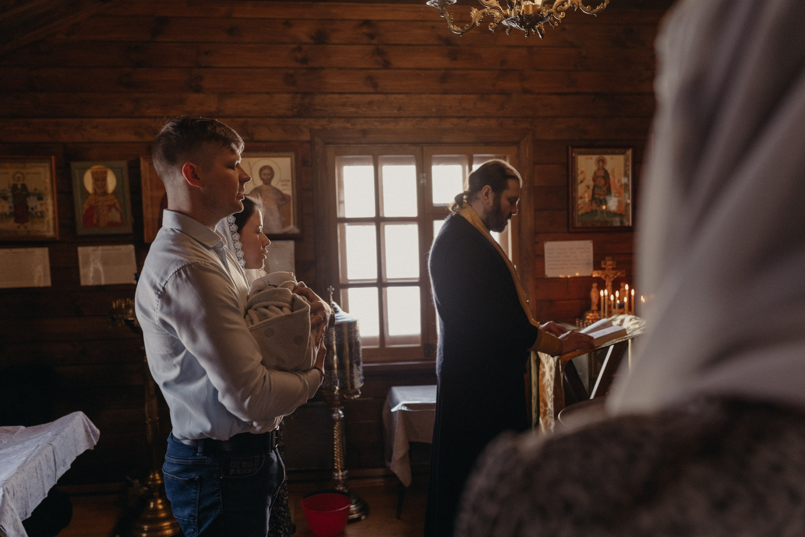Крещение Александра. Семейный и контент фотограф в Москве и Троицке Горелова Лизавета