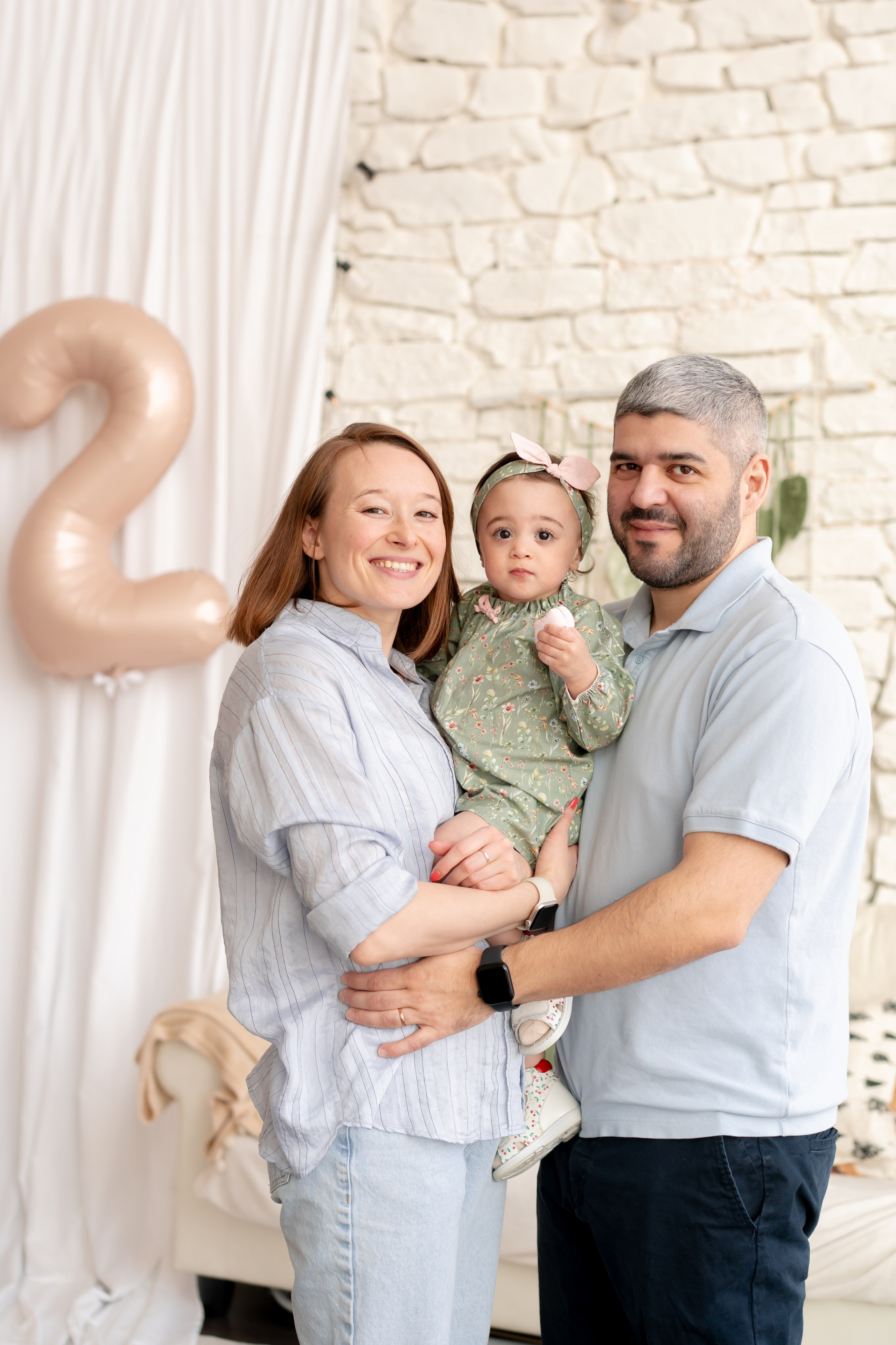 Анютке 2 года!. Детская, семейная фотостудия в Санкт-Петербурге ТЕПЛО