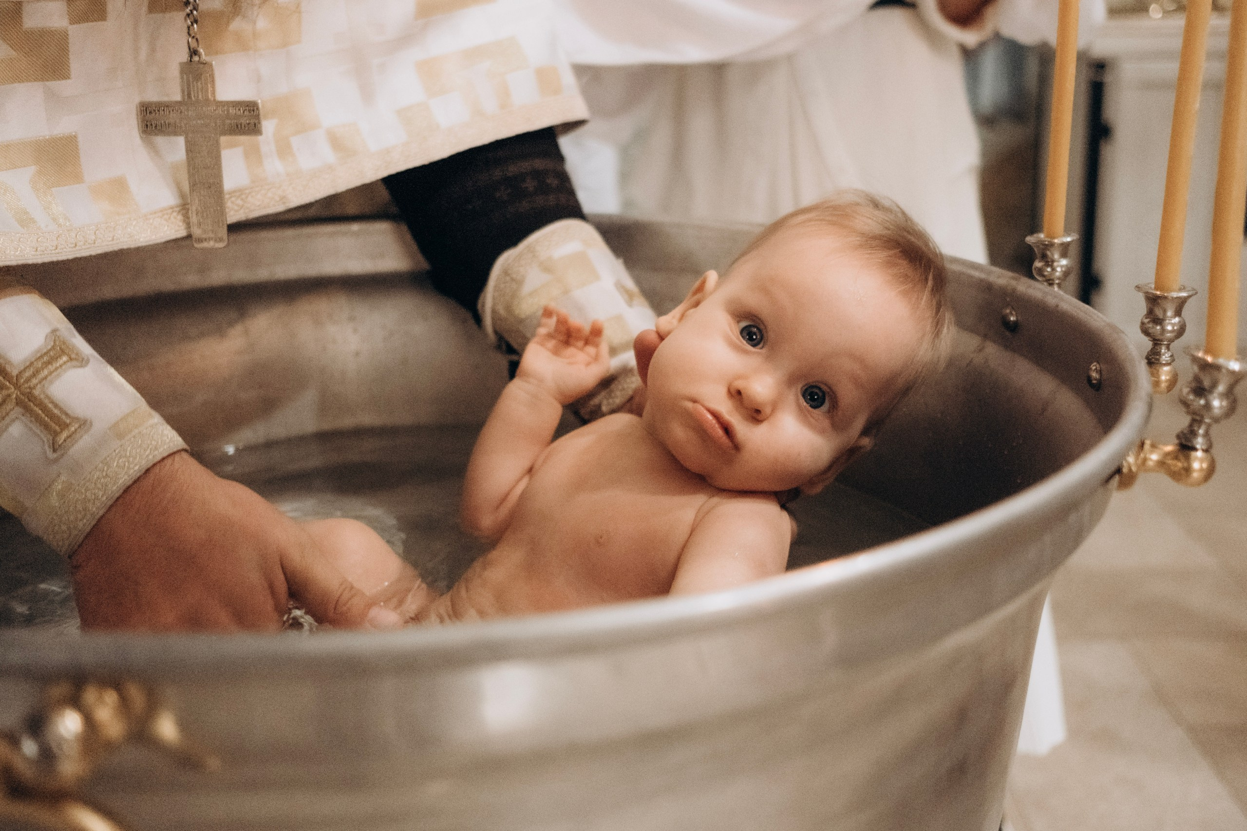 Таинство Крещения в Храме Луки Крымского. Главная