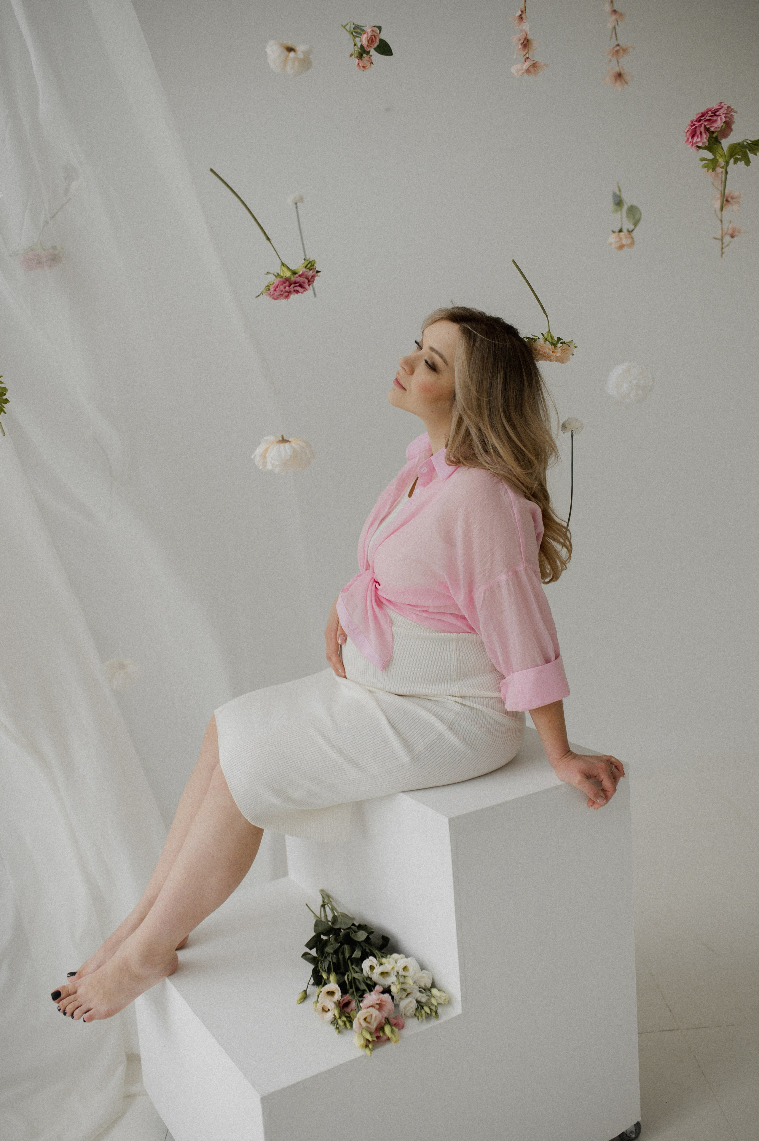 Оля в ожидании малыша. Семейная фотосессия Бутово Москва фотограф Алина Морщагина