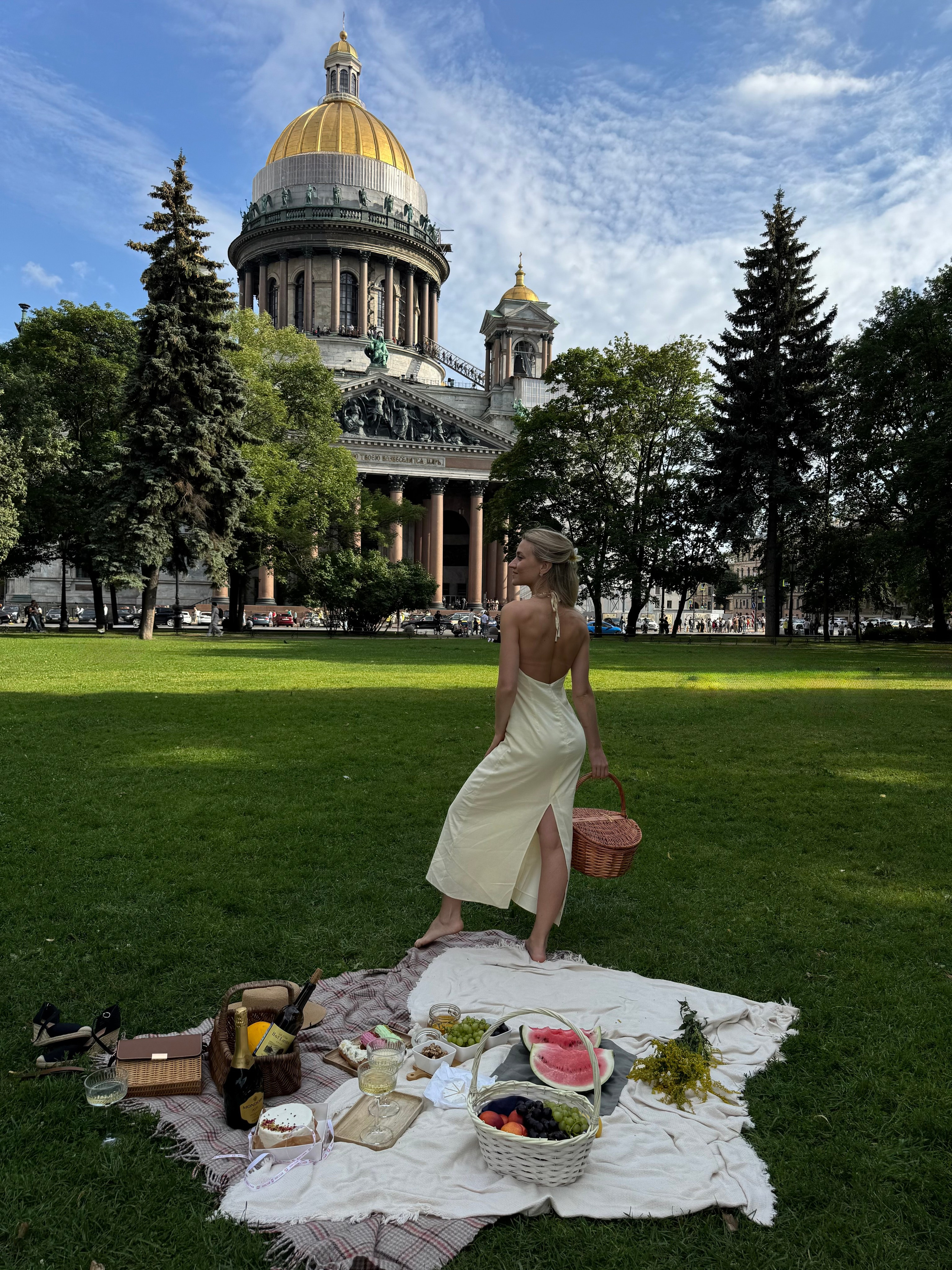 Пикник у Исаакиевского. Утонченный фотограф в Санкт-Петербурге Ксения Пелевина