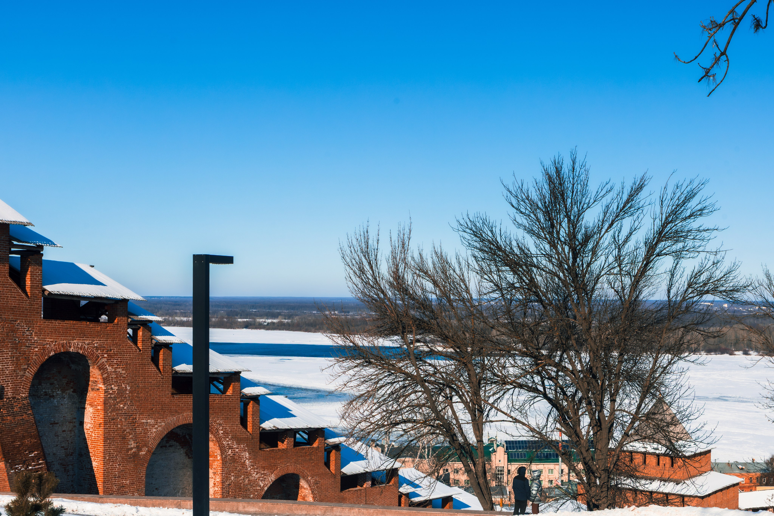 Пейзажи и город