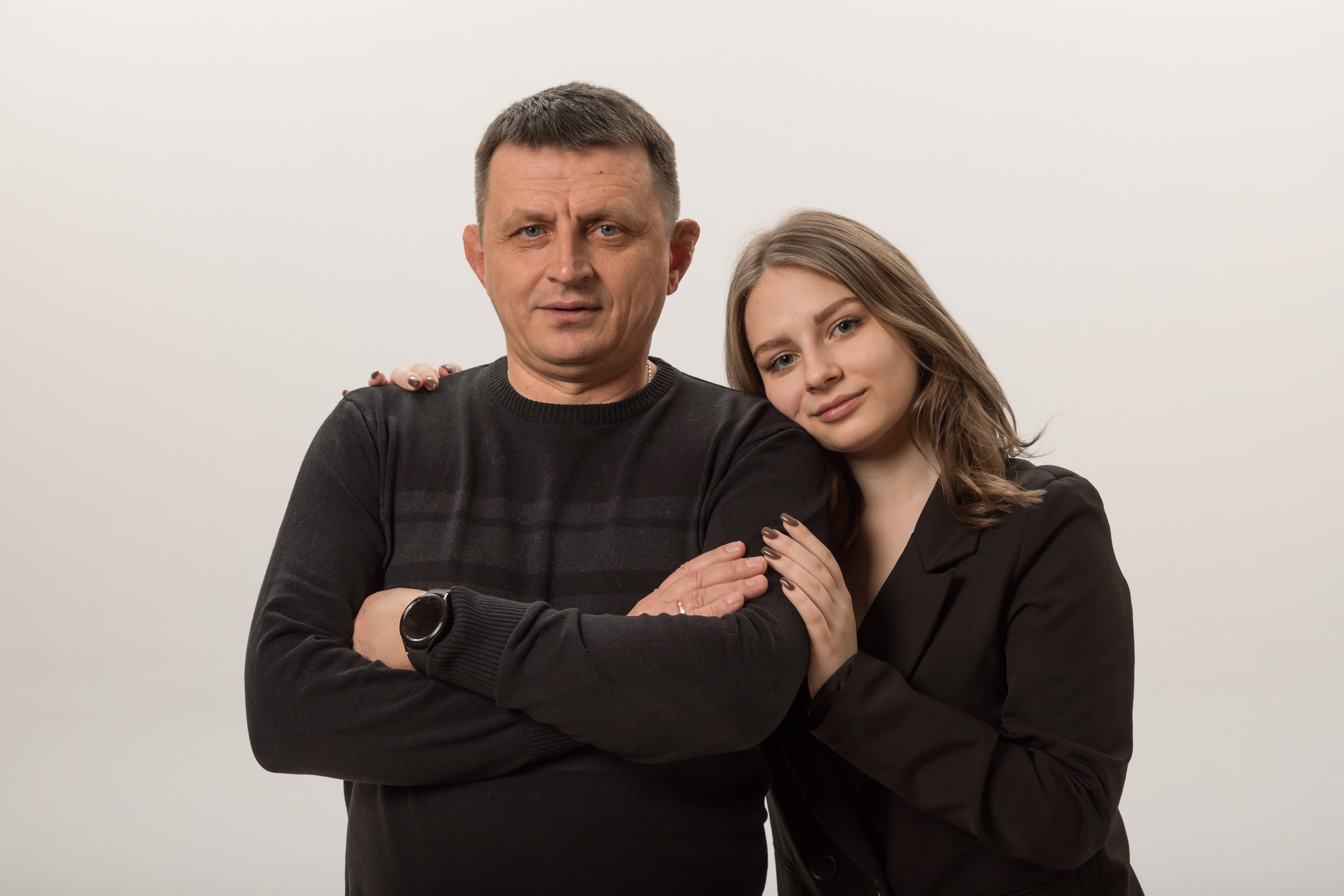 Семейная фотосессия. Папа и дочь. 