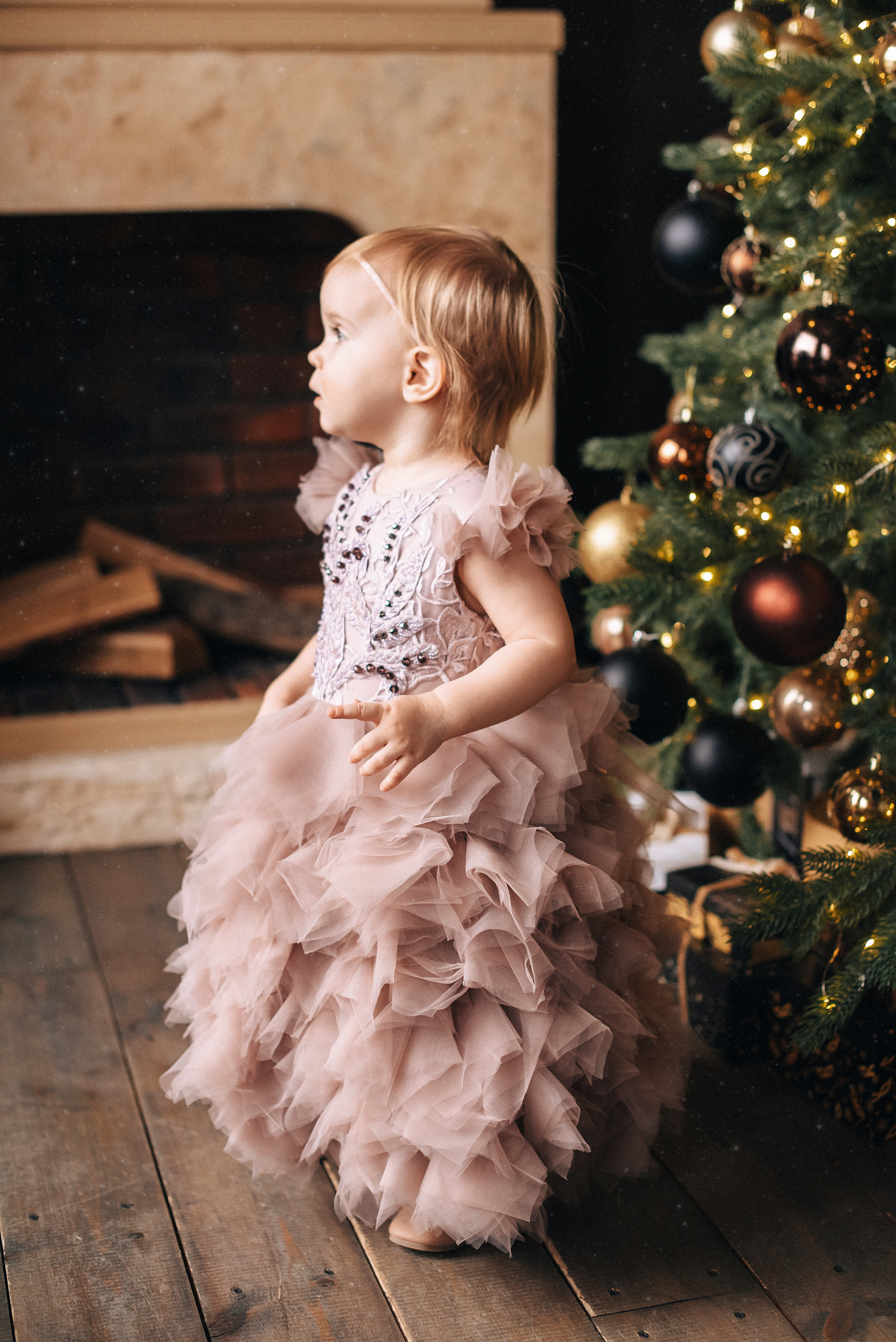 Детское сиреневое платье. Фотостудия «Балкон» — аренда фотостудии в Пензе