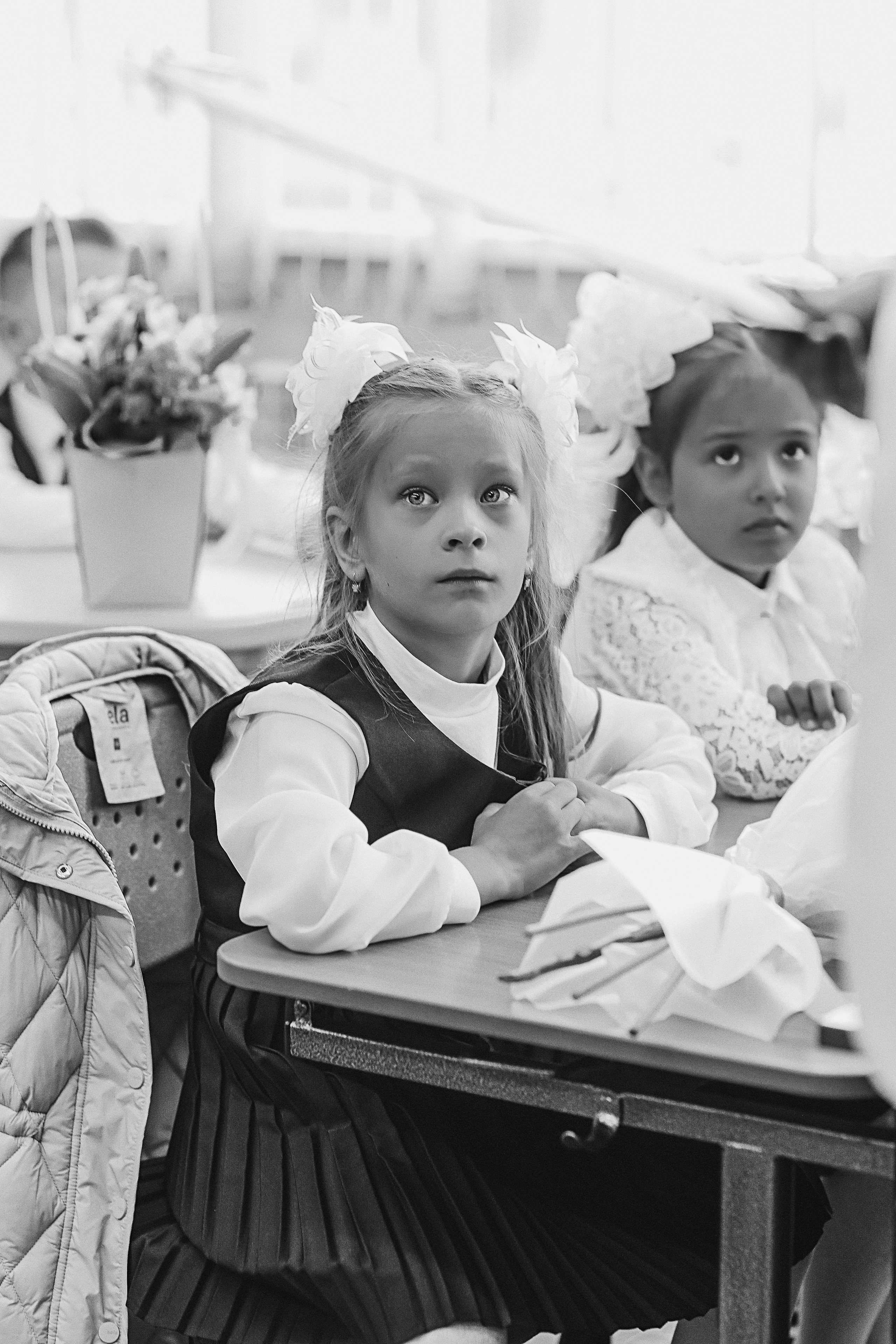 1 сентября линейка+кл час+портреты. Семейный фотограф Тюмень, фотограф на роды Салмина Мария