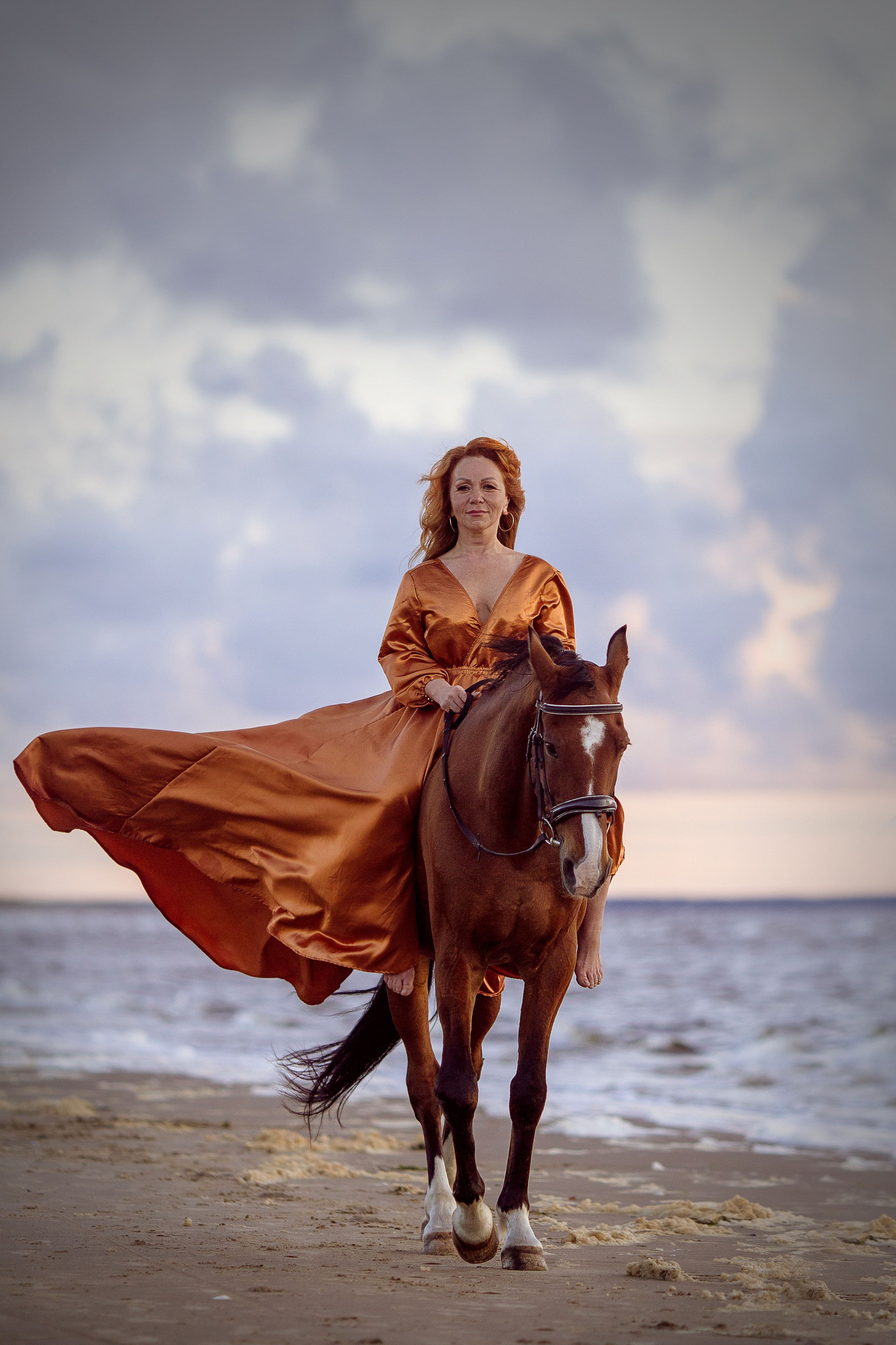 Фотосессия на берегу Белого моря