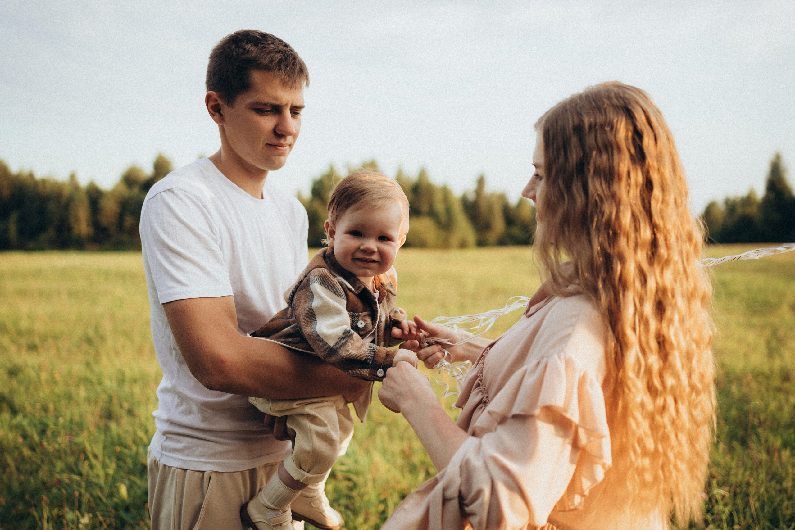 Про маленького Макара, его маму и папу 😊. Фотограф Елена Рябцева