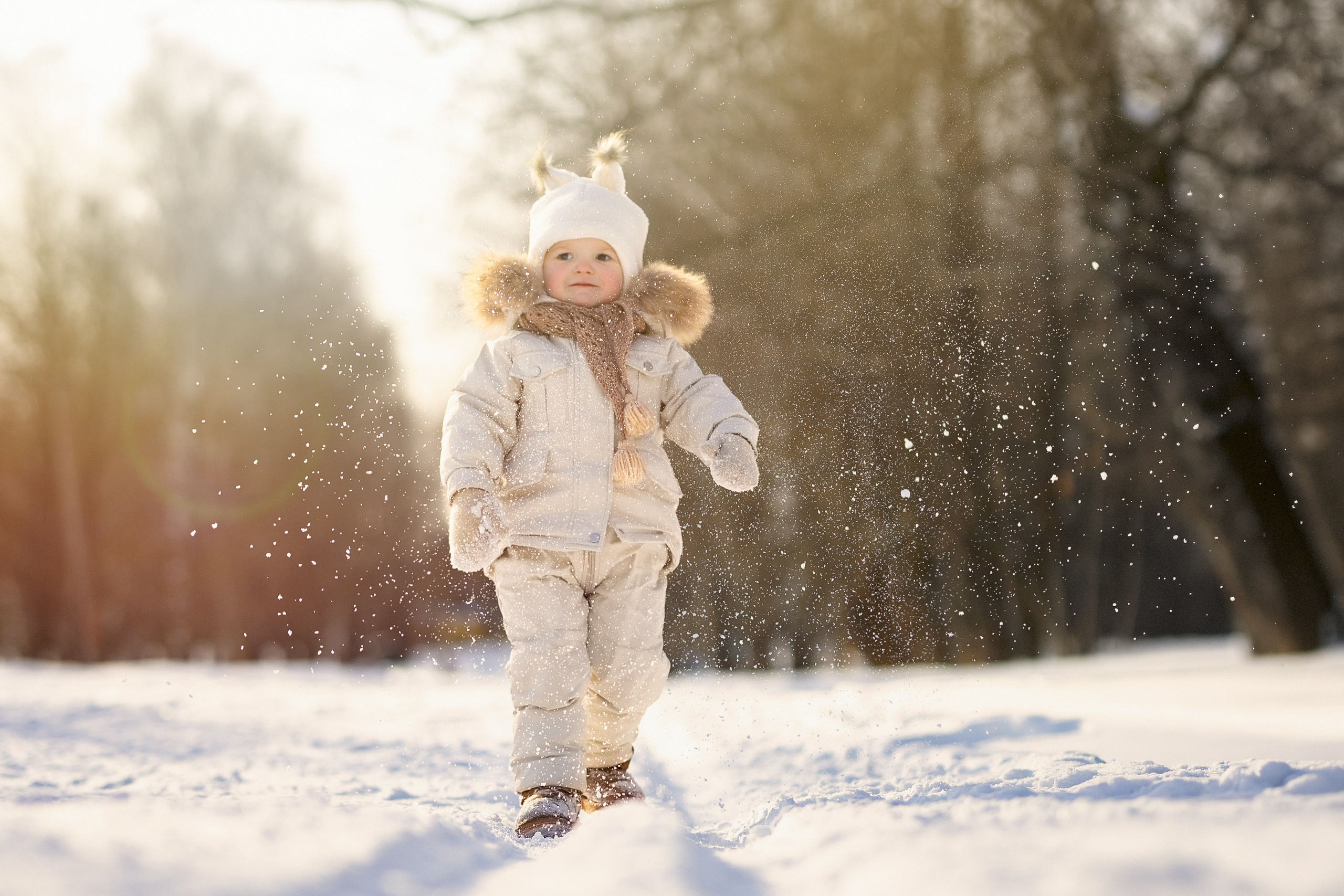 Фотосессия в зимнем парке. Семейный фотограф в Москве Трубинова Екатерина