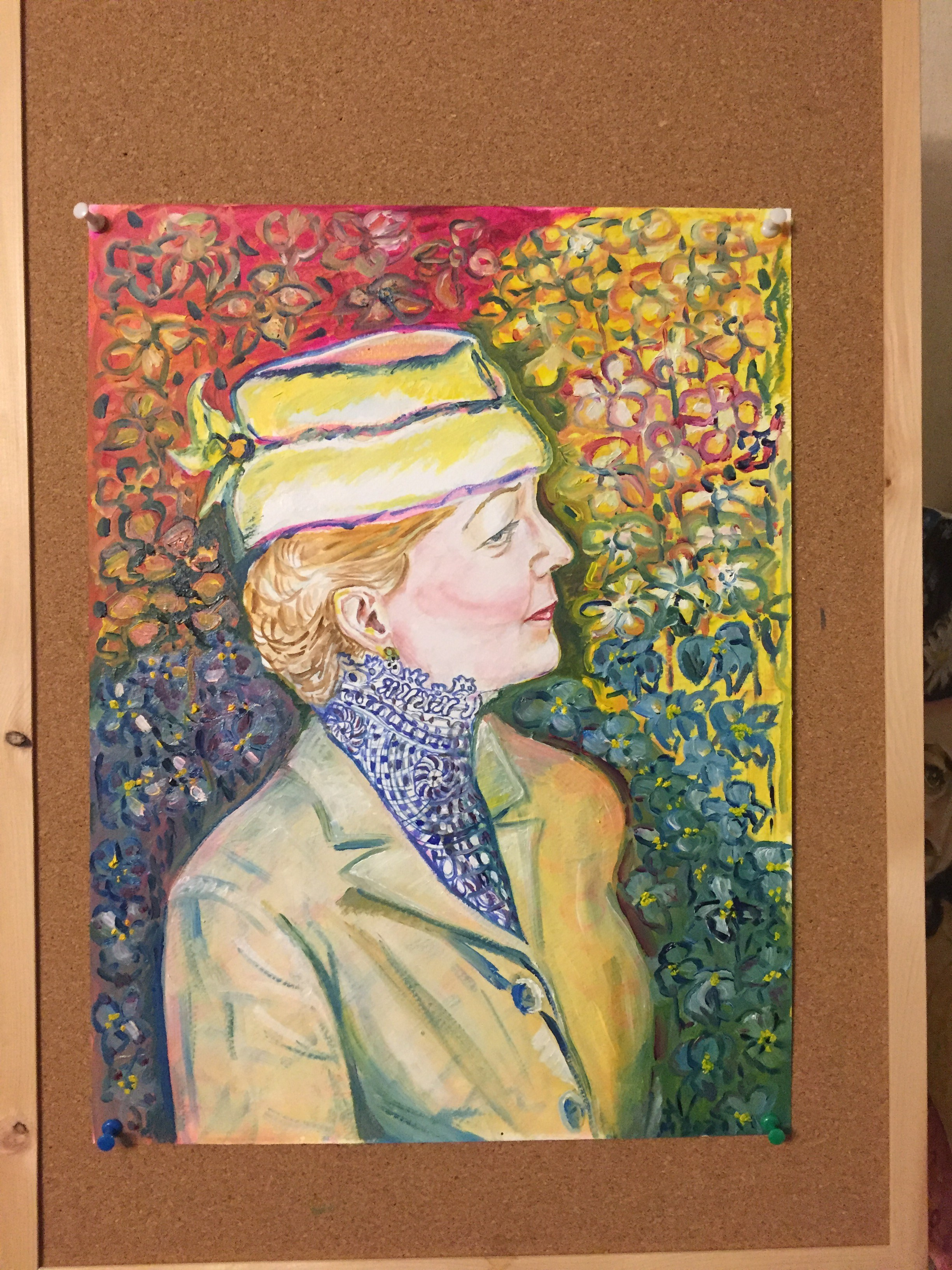 Portrait 30/40 cm watercolor on paper 2021