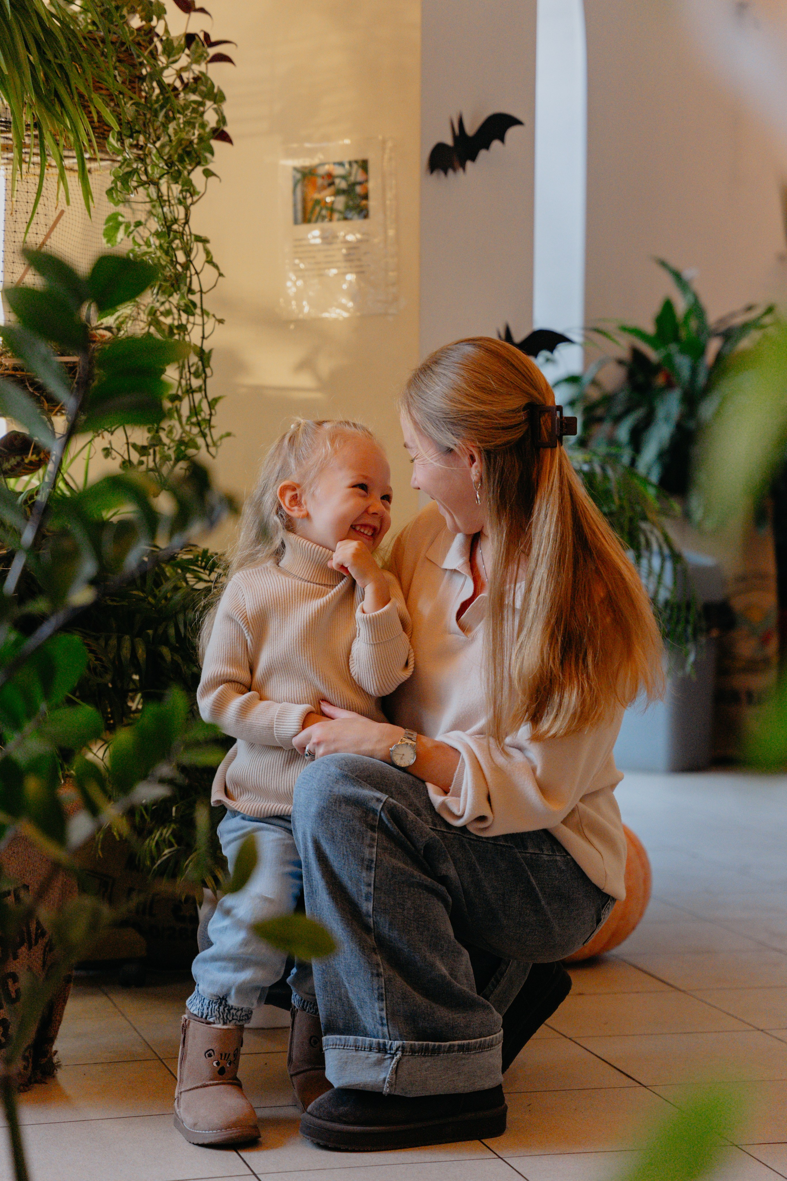 Мама и доча. Лайф съемка