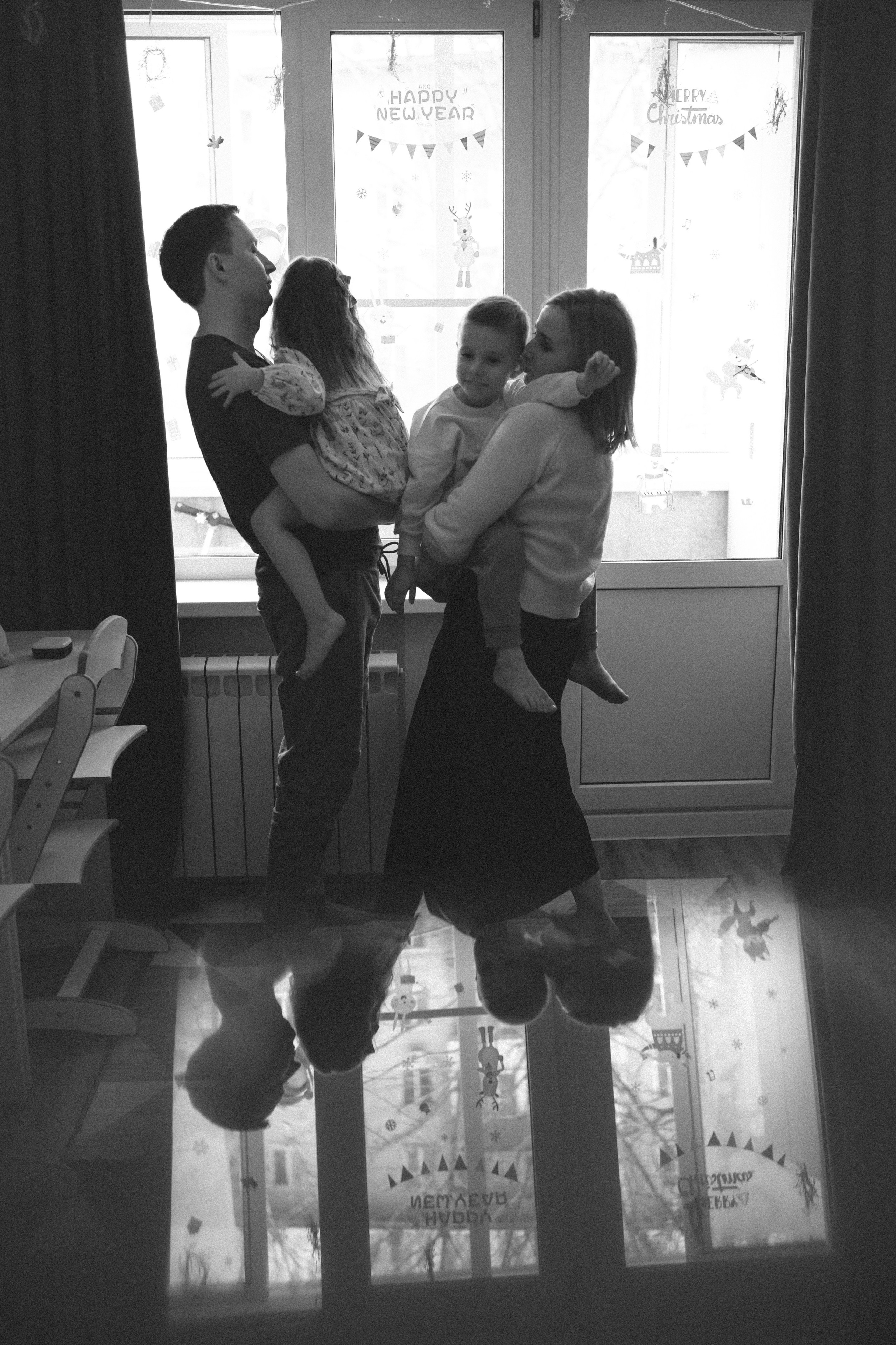 Семейная новогодняя фотосессия. Семейный фотограф в Москве и Люберцах Юлия Гуськова