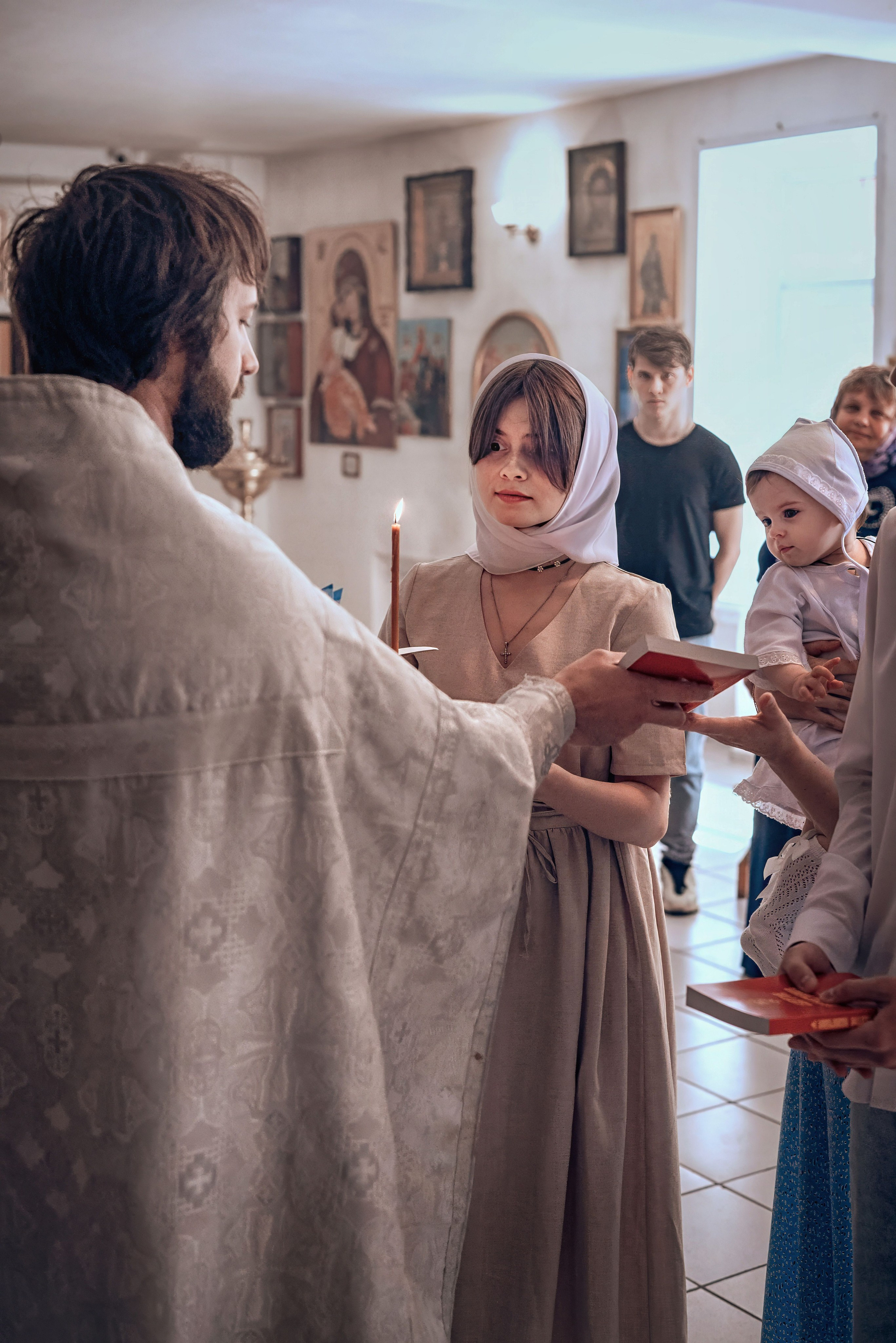 Фото крещения в Красноярске. Фотографы крещения/венчания  Красноярск Татьяна и Вячеслав Переваловы