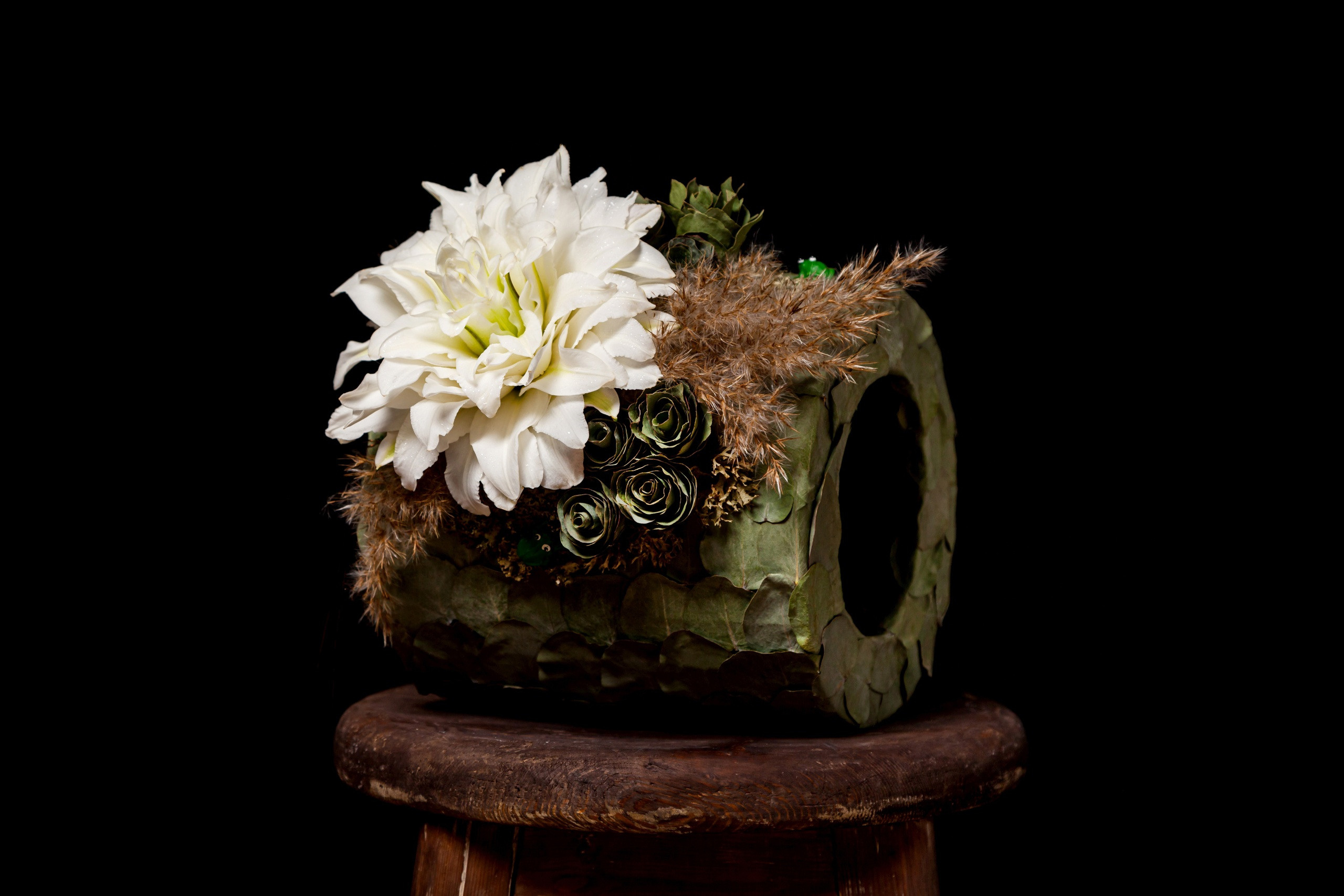 Букет-муфта, флорист Маргарита Гладкова. Флорист Маргарита Гладкова