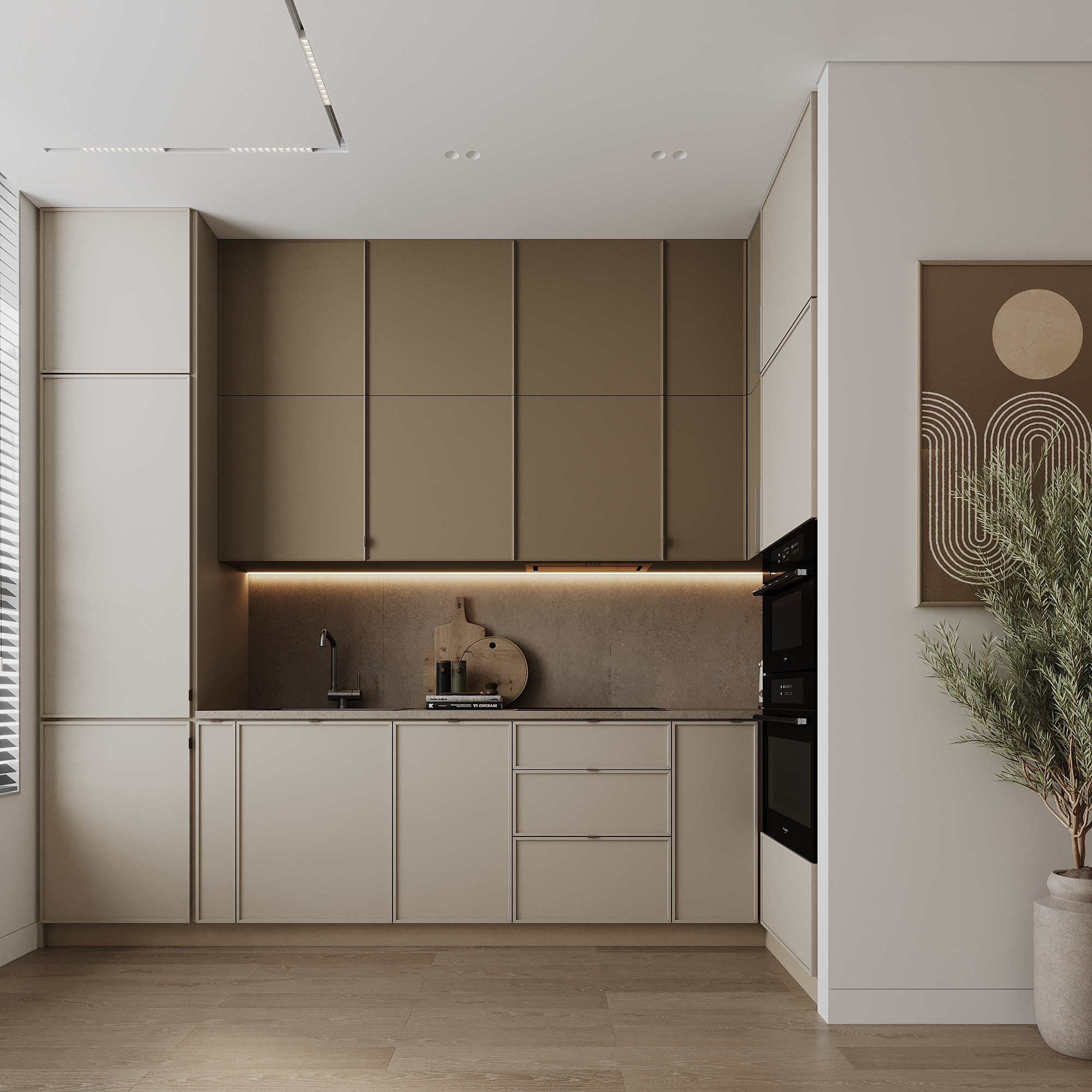 ЖК «Аль-Фараби 27», 73 м². Room Design Studio