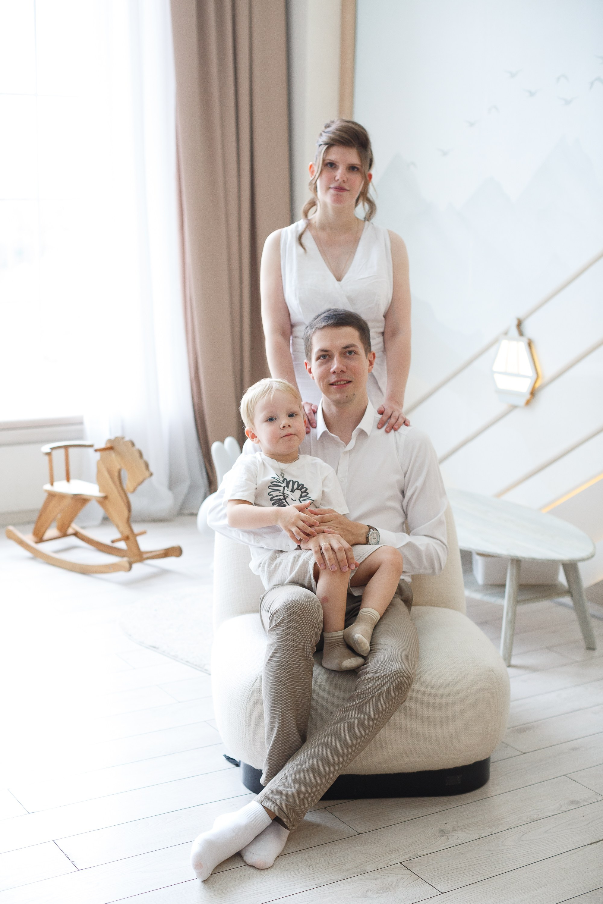 Фотосессия для семьи в студии