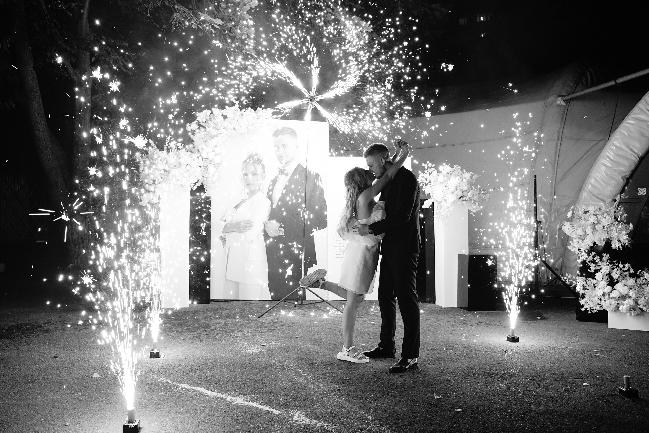 Никита и Галина чб. Свадебный фотограф в Самаре Анна Ковалева