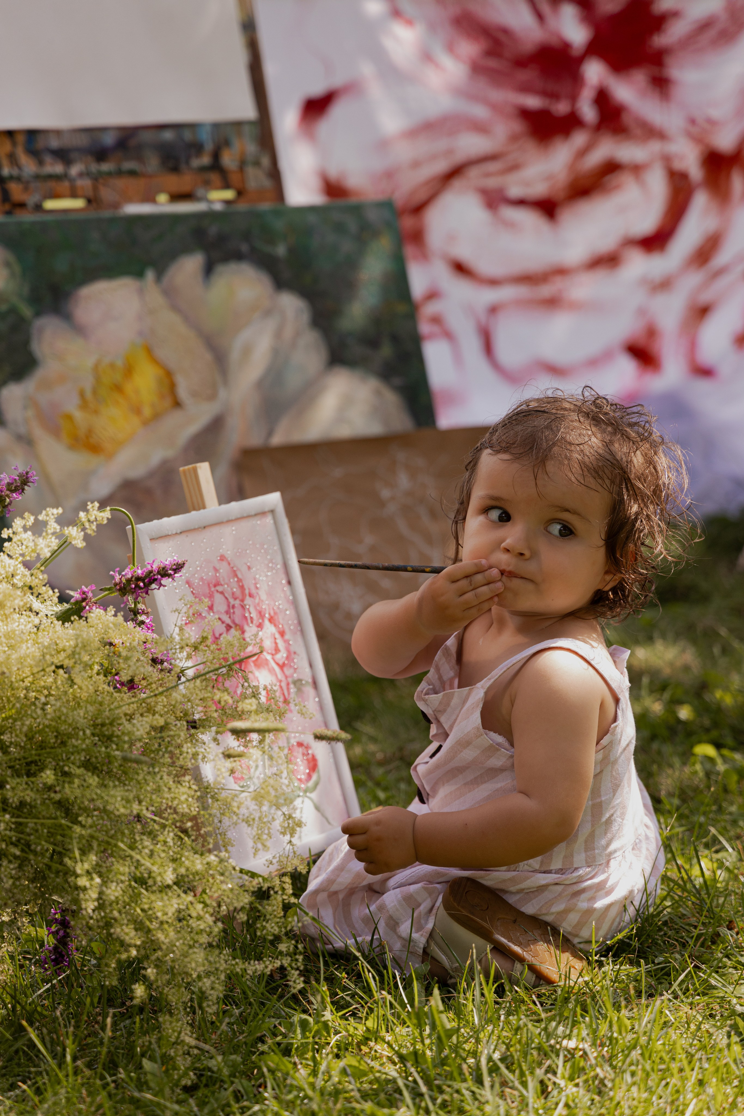 МК Пион (пикник в парке). Анастасия Ракчеева Художник