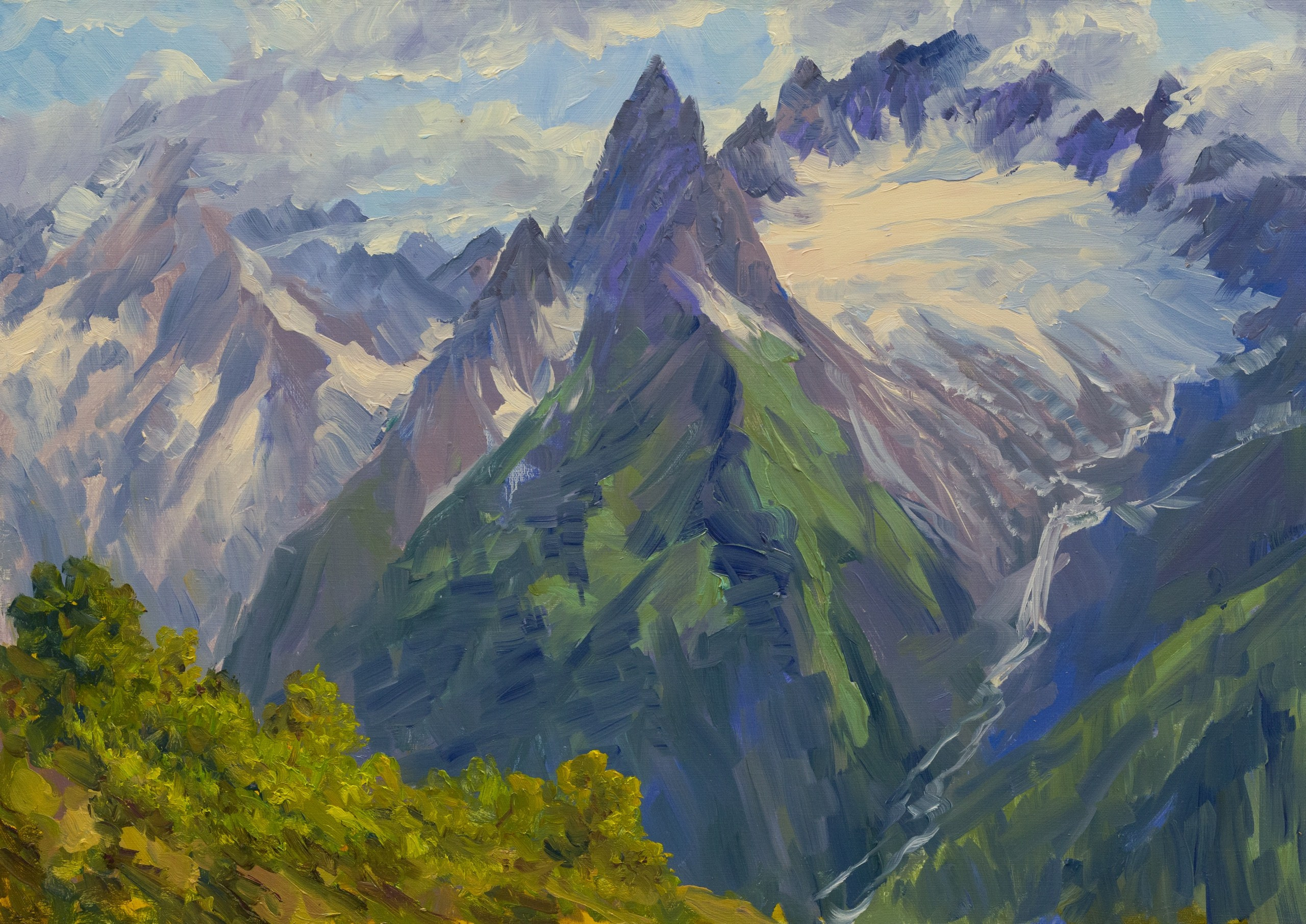 Кавказ. Художник Василий Гасич