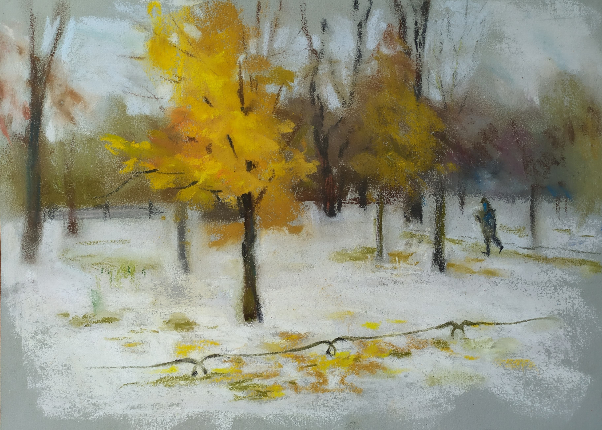 "Первый снег в городе" 2016г. 