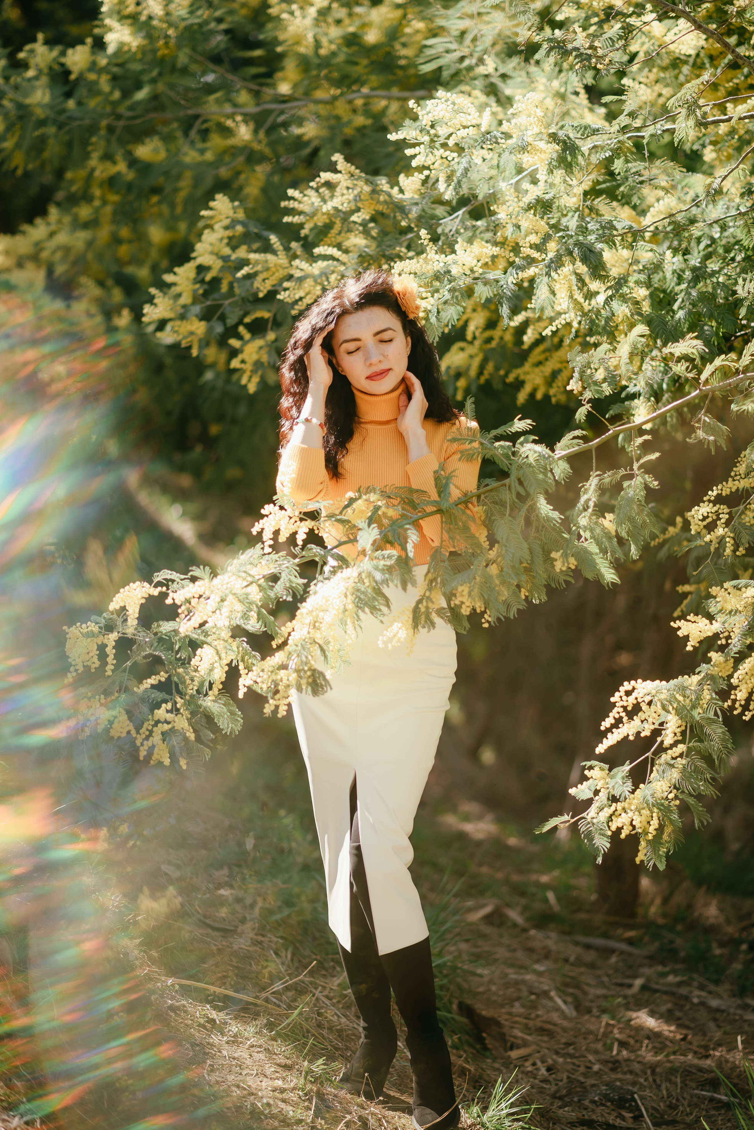 Мимоза. Семейный и женский фотограф Лоо Краснодар Сочи Энем Татьяна Трибурт