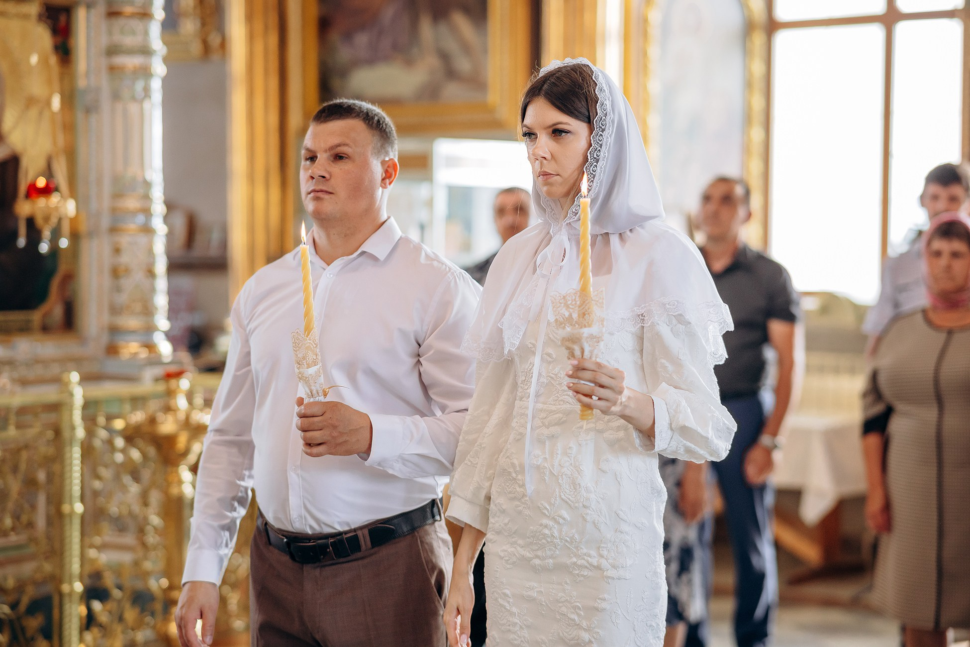 Венчание в Храме в Большой Валяевке. Семейный фотограф в Пензе Мария Левина