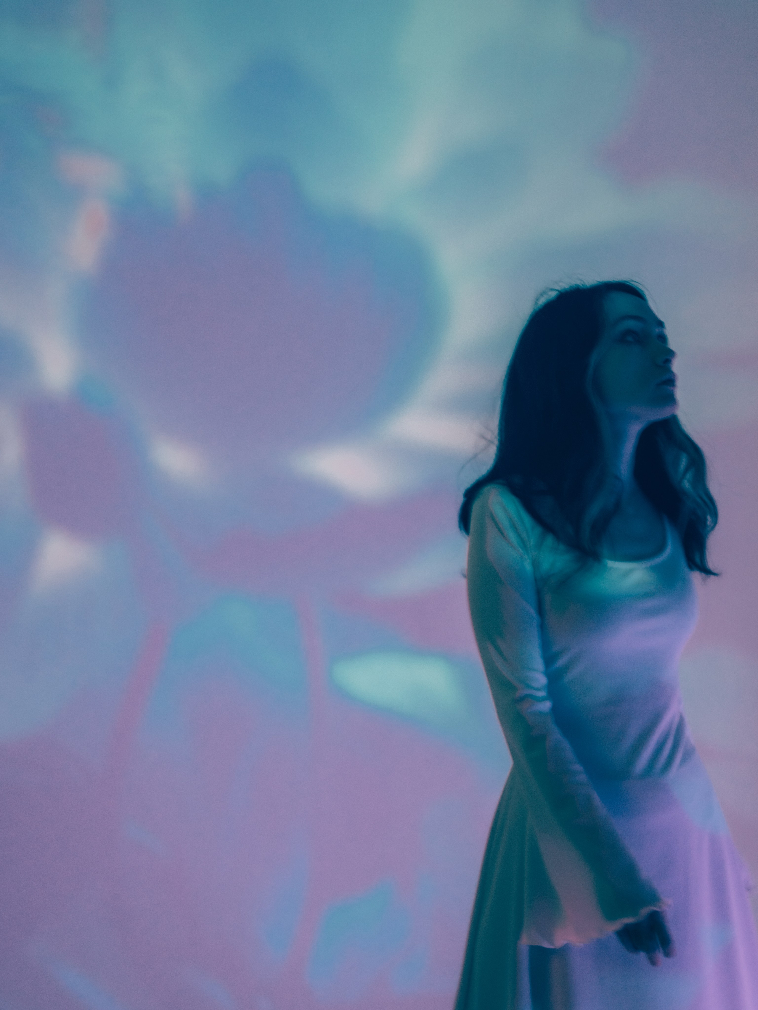 Портретная фотосессия с проектором в студии в Санкт-Петербурге. Светлана Гопанюк. Портретный фотограф. Санкт-Петербург. СПб