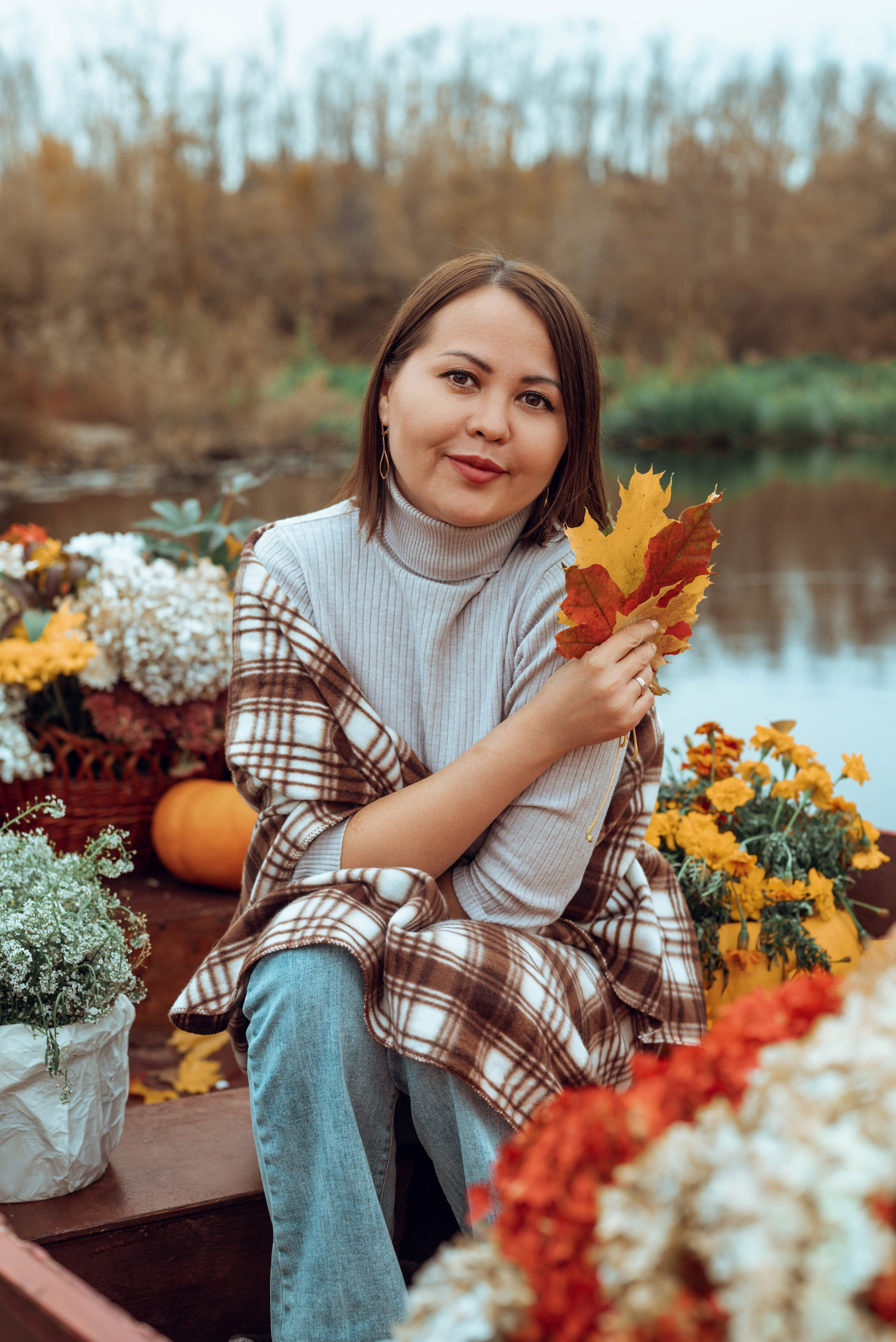 Фотопроект с осенней лодкой. Фотограф в городе Салават