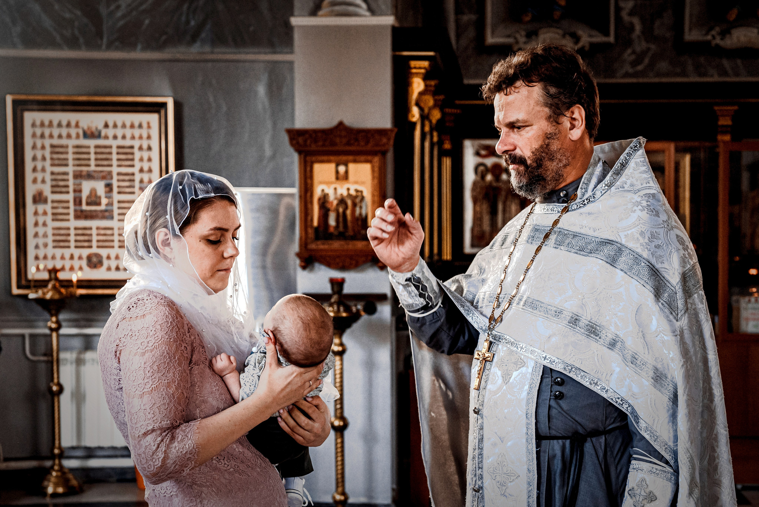Крещение Екатерина. Семейный и детский фотограф Москва