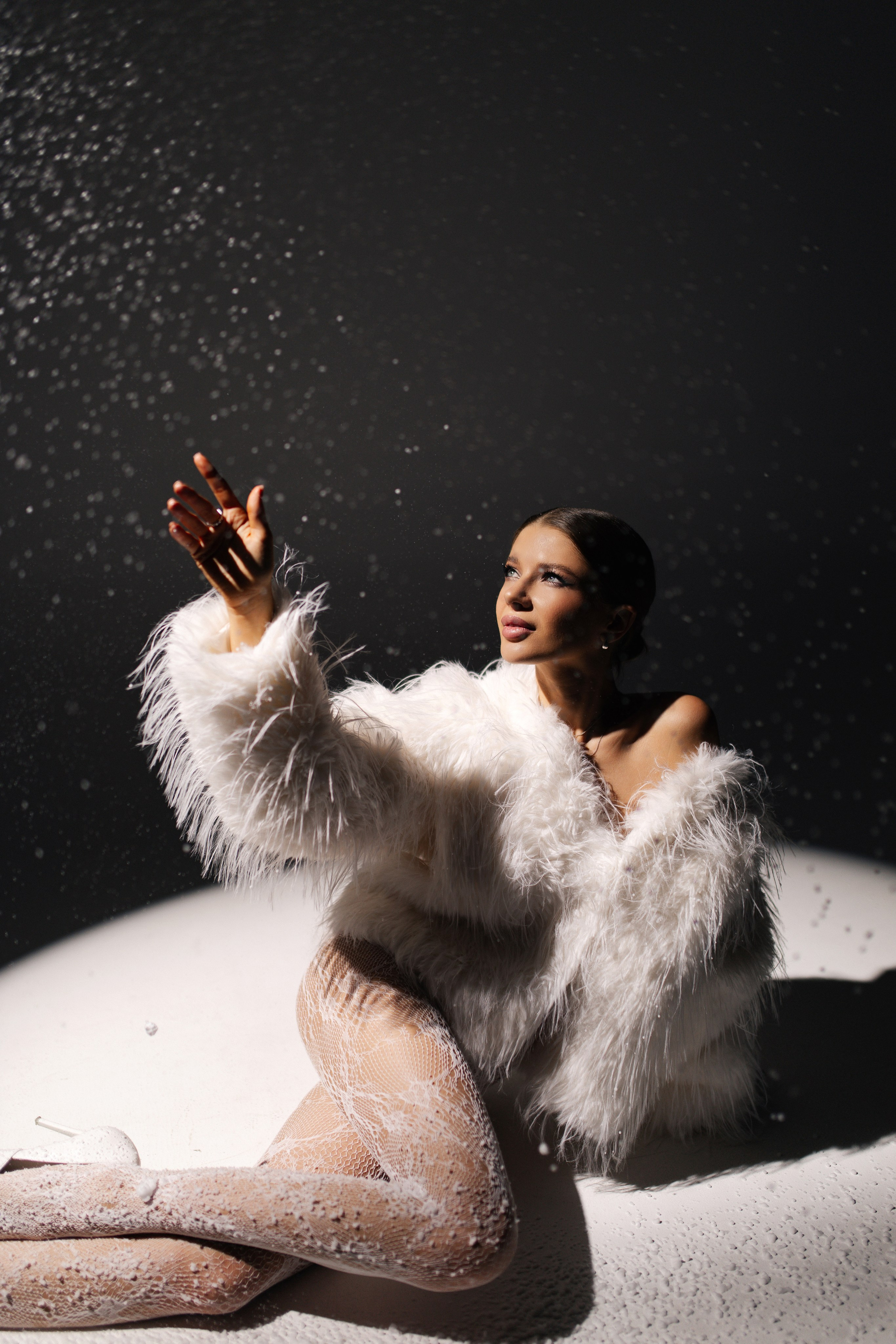 Вика/Снег. Брысина Алёна/ фотограф Петрозаводск, Карелия