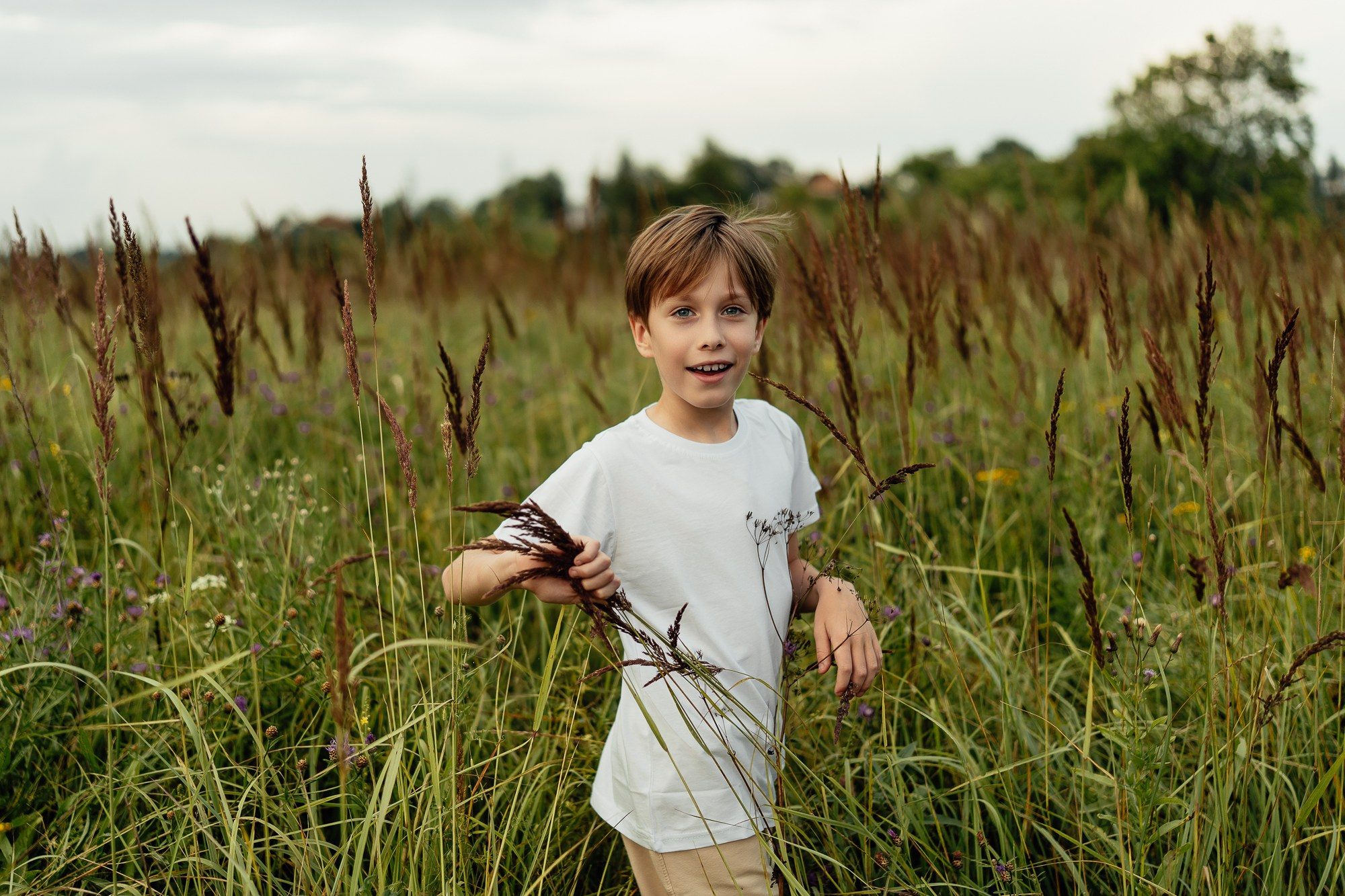 Семейная фотосессия на природе. Свадебный и репортажный фотограф в Ярославле Евгений Сальников