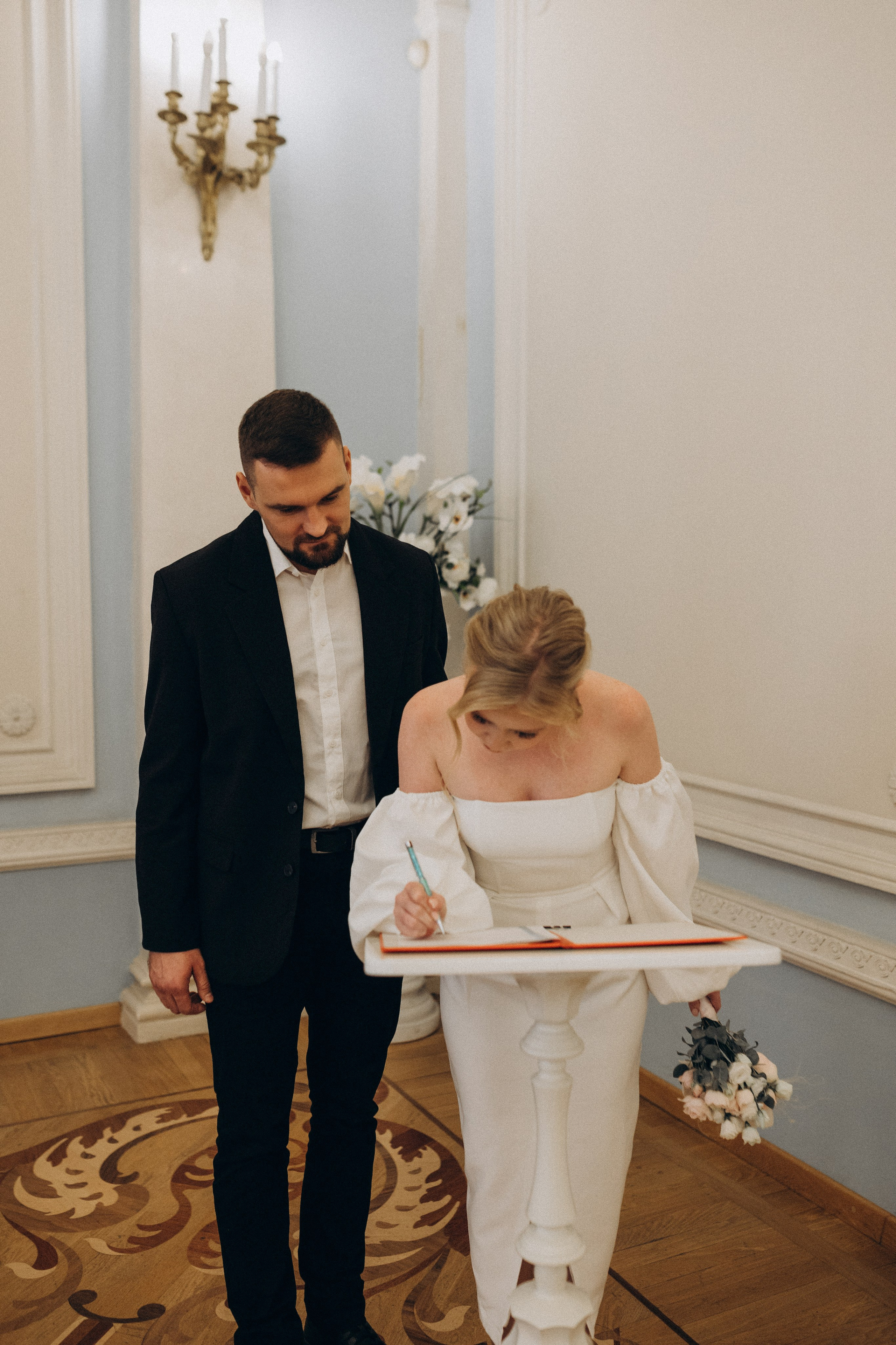 Михаил и Анастасия | Загс Кировского района. Свадебный и love story фотограф в Санкт-Петербурге