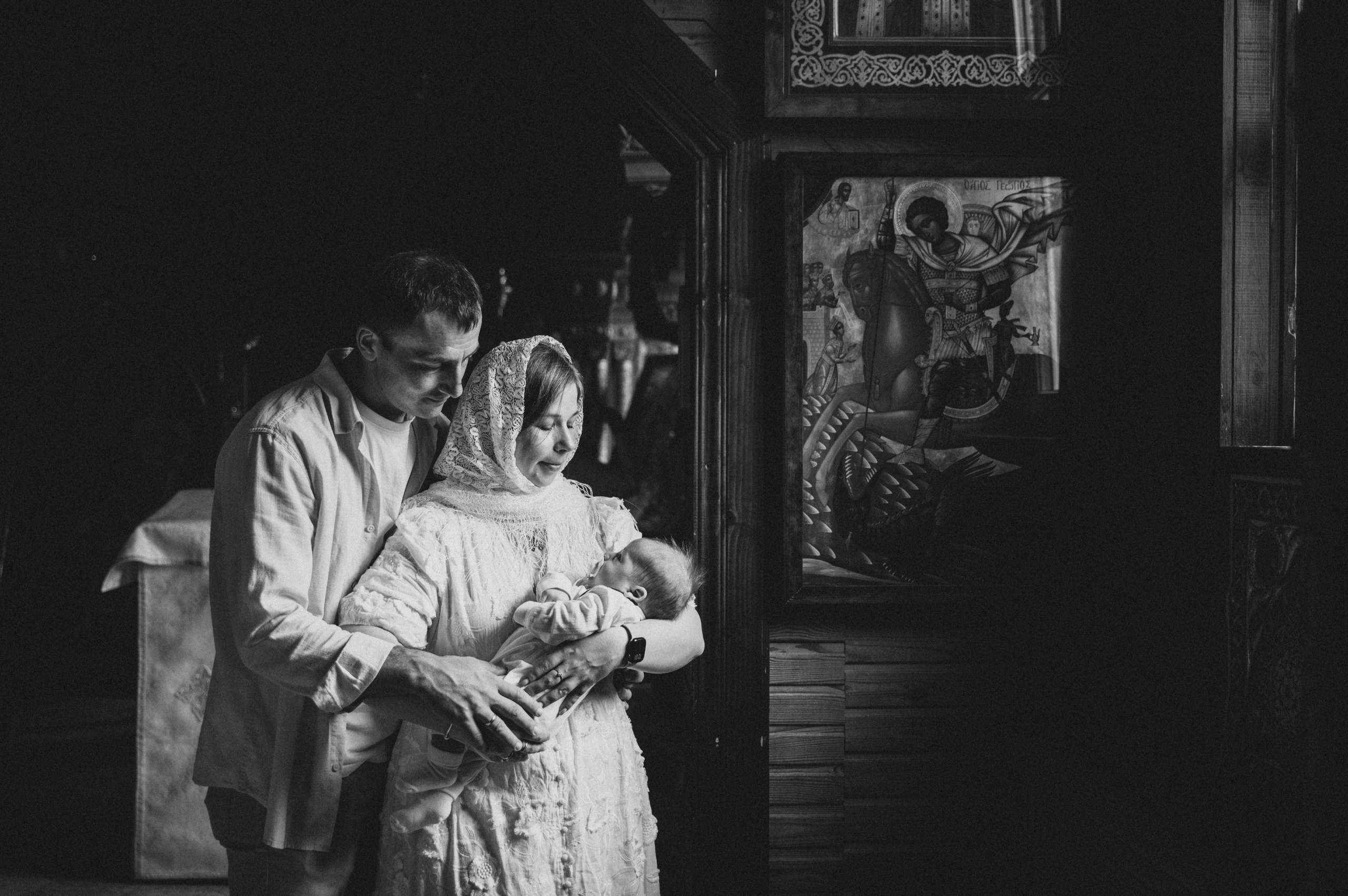 Крещение Александра (Оптинских старцев). Семейный фотограф в Минске Дарья Дреко