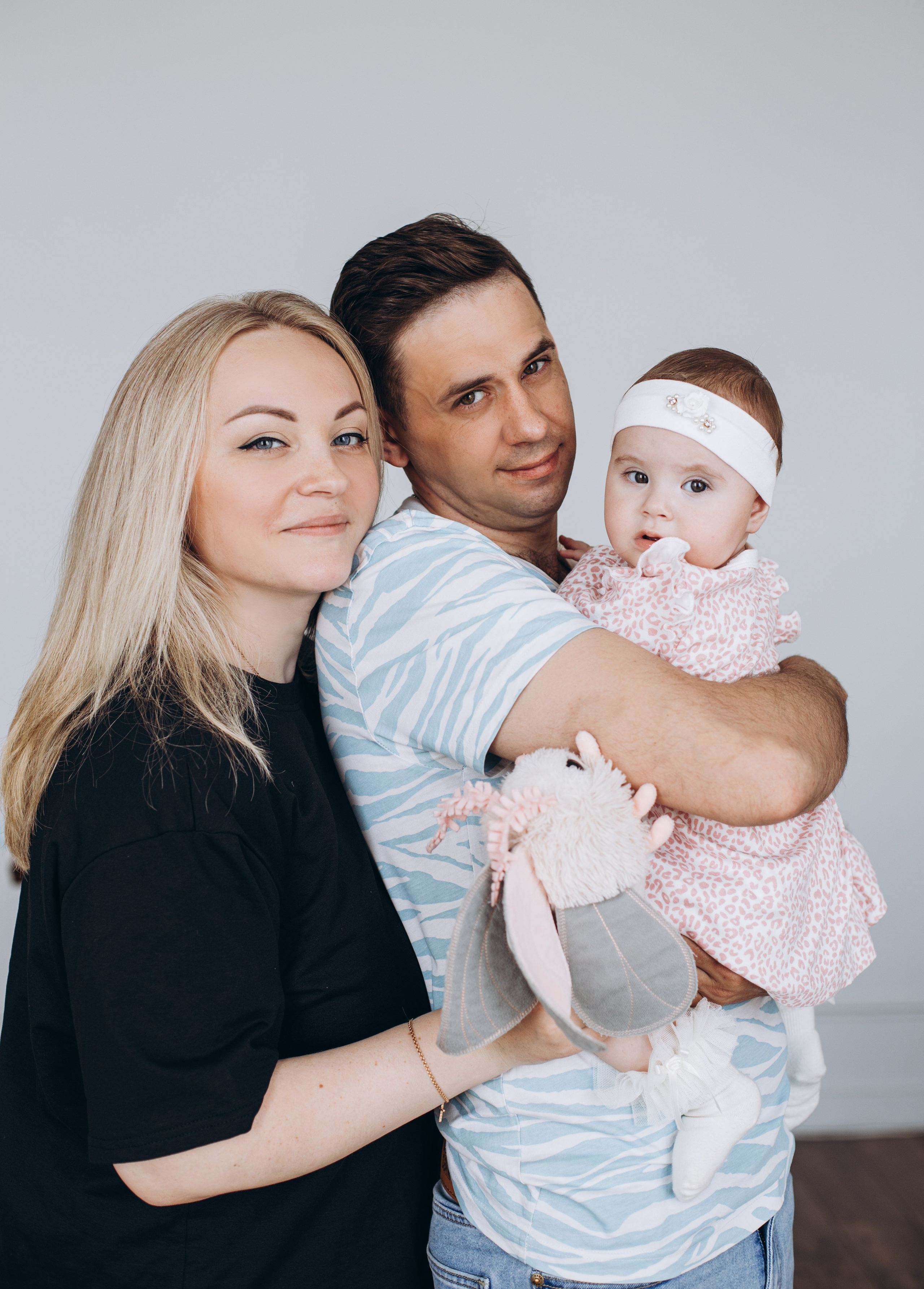 Оля с семьей. Фотограф Брянск