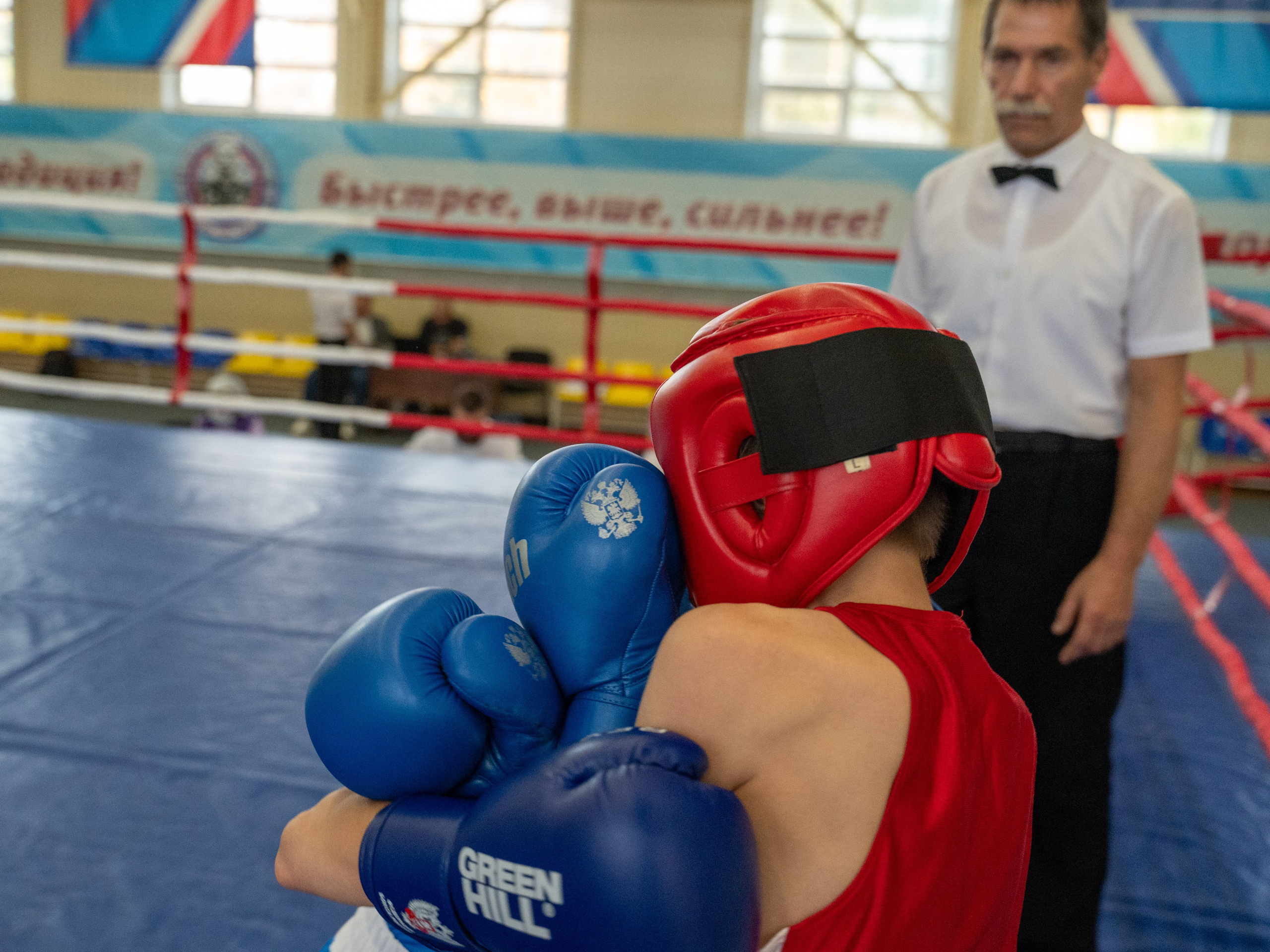 Соревнования по боксу памяти участника ВОВ В. И. Сапрунова. Фотограф в Самаре