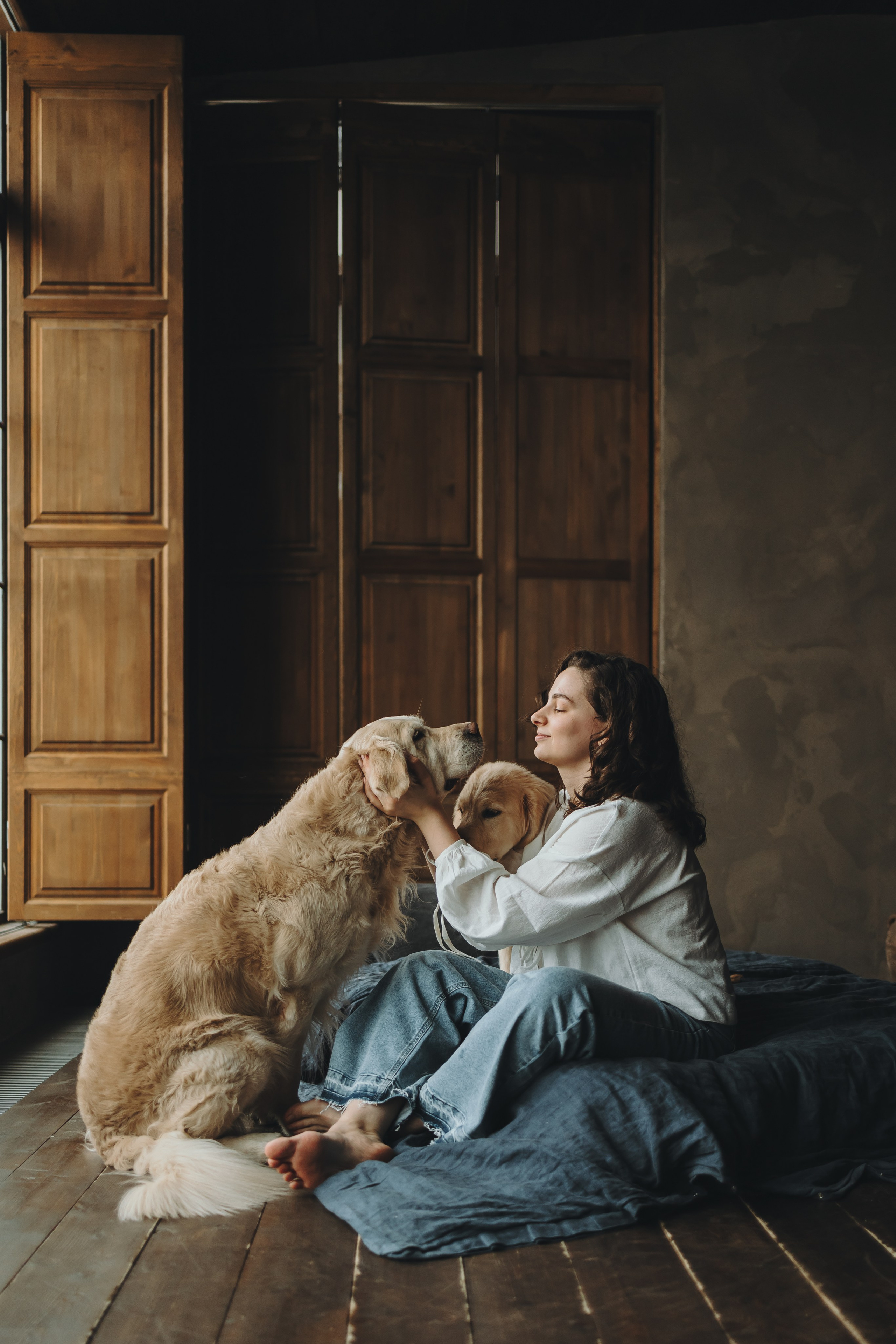 Настя, Арчи и Арагон. Фотограф-анималист в Санкт-Петербурге Алина Яхонт