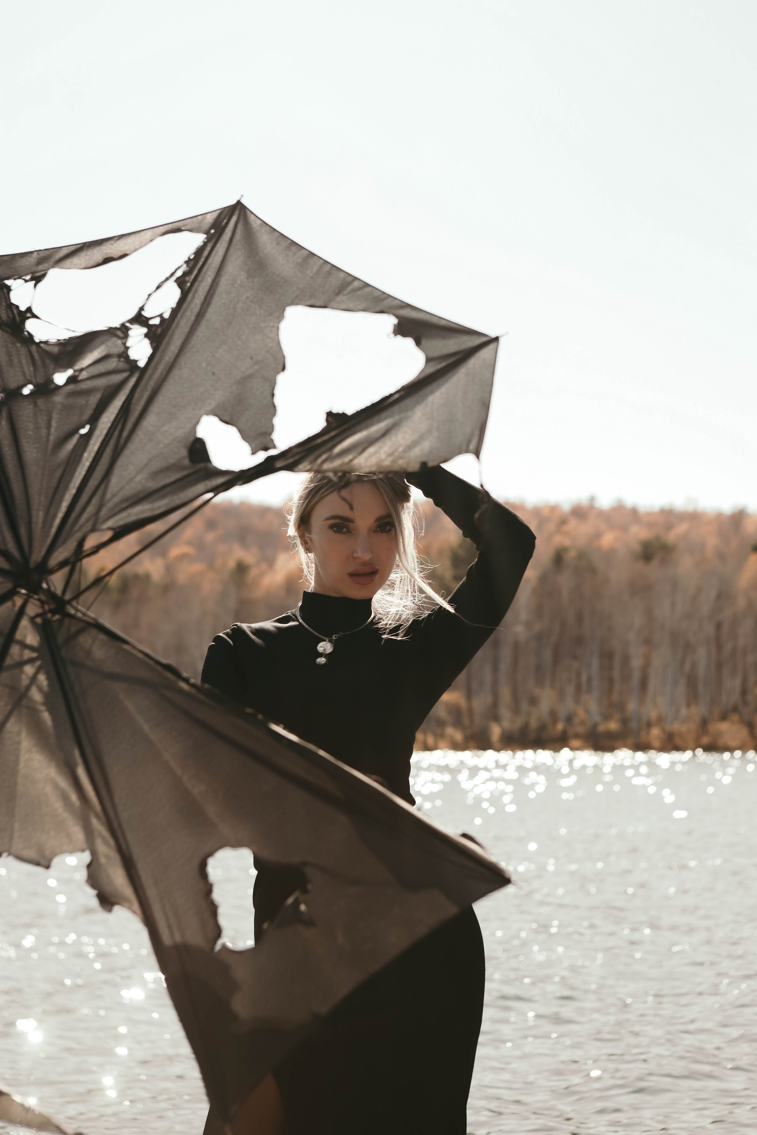 Кристина с зонтом. Фотограф в Иркутске