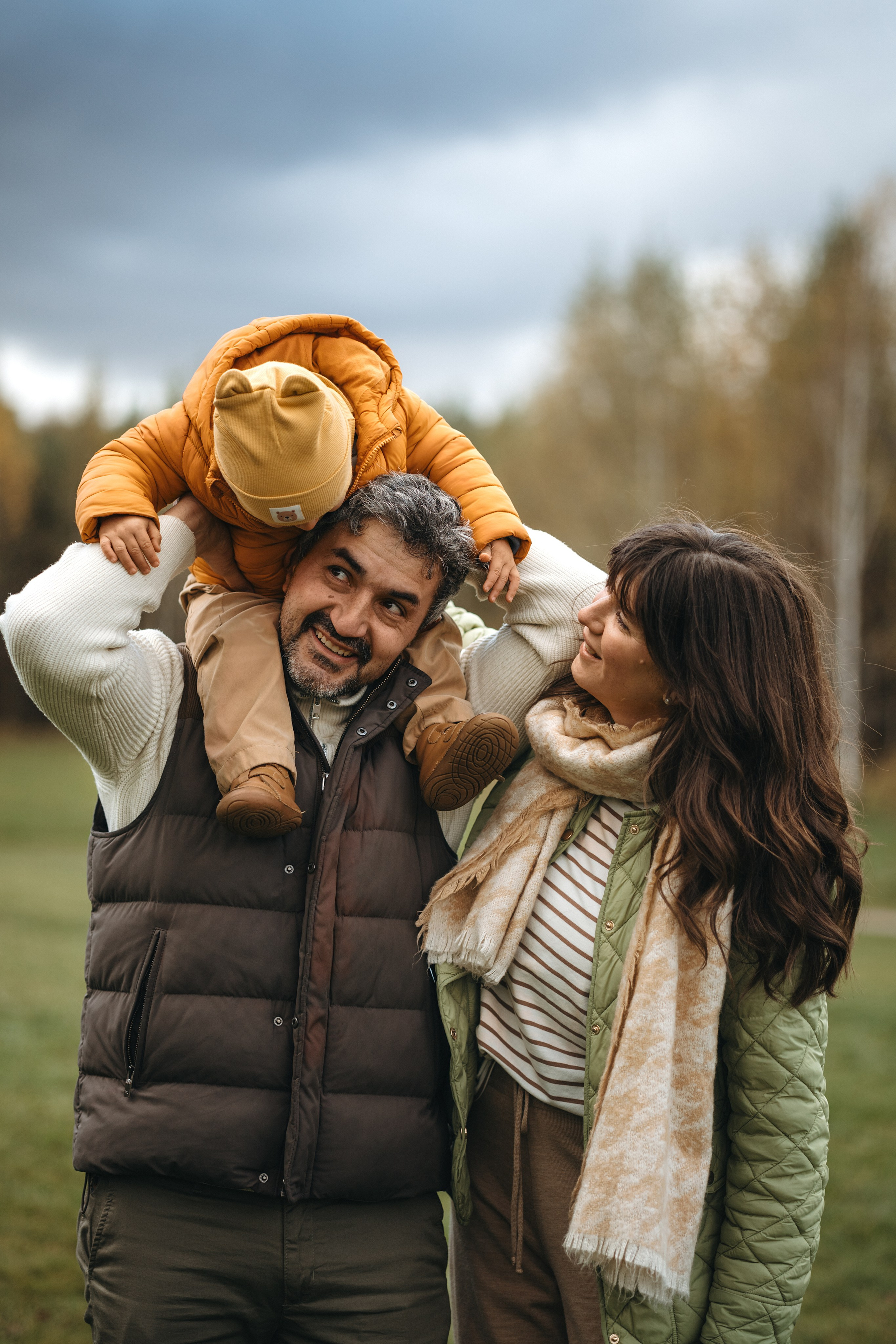 Осенняя семейная съемка. Фотограф Анималист в Москве Анастасия Жучкова
