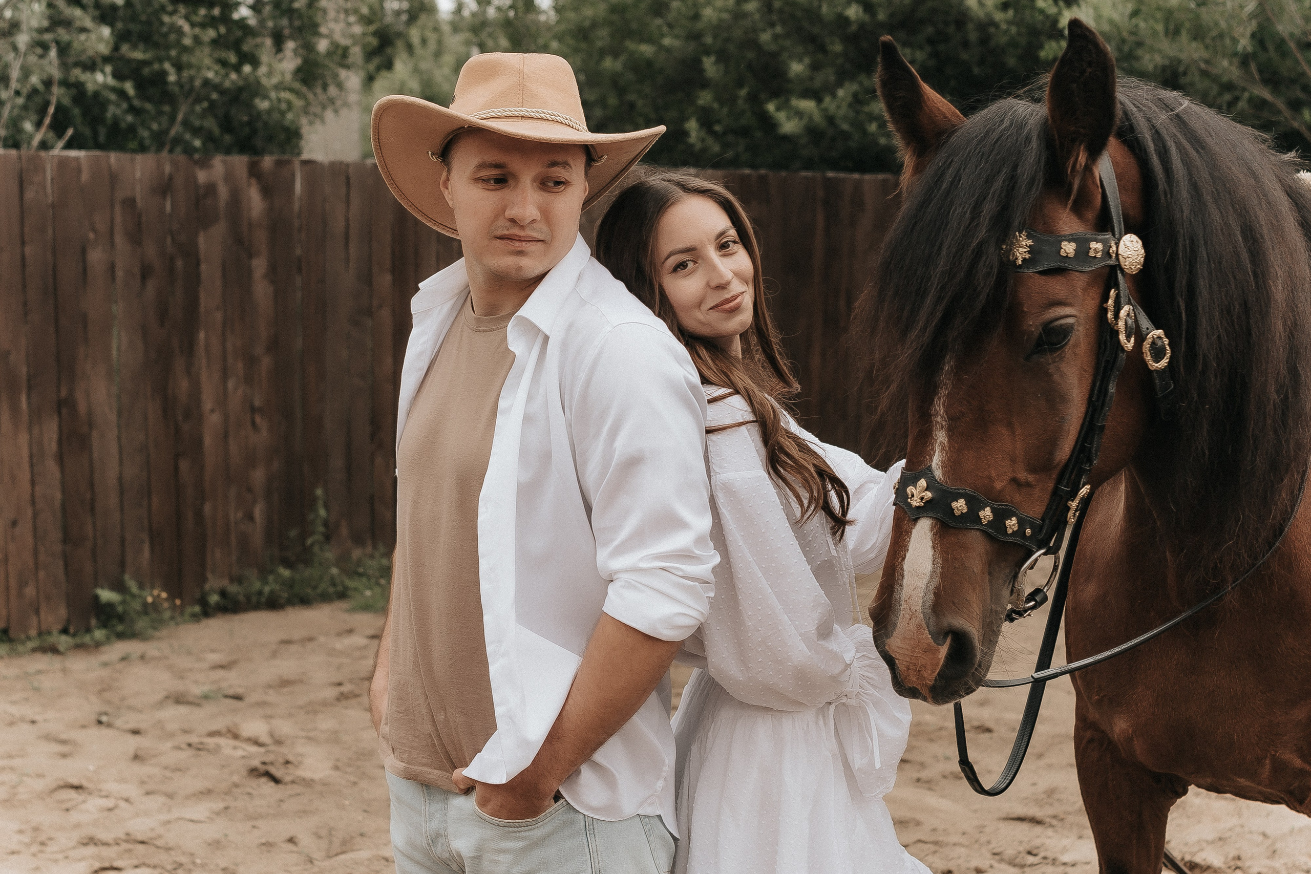 Love Story с лошадьми. Свадебный фотограф Пермь